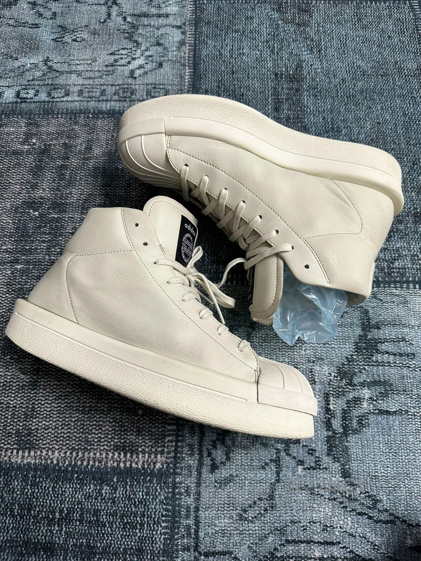 Rick Owens Rick Owens Adidas Shell Toe. Size US 9 / EU 42 - 2 Thumbnail