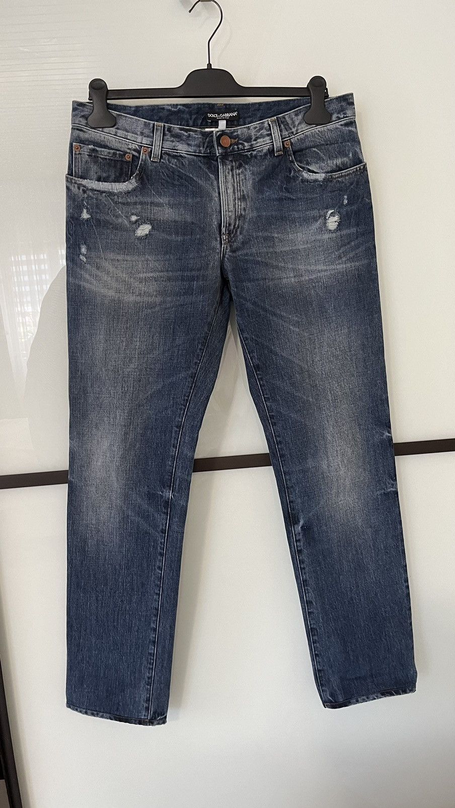 Dolce & Gabbana × Vintage Dolce & Gabbana Distressed Denim Size US 32 / EU 48 - 1 Thumbnail
