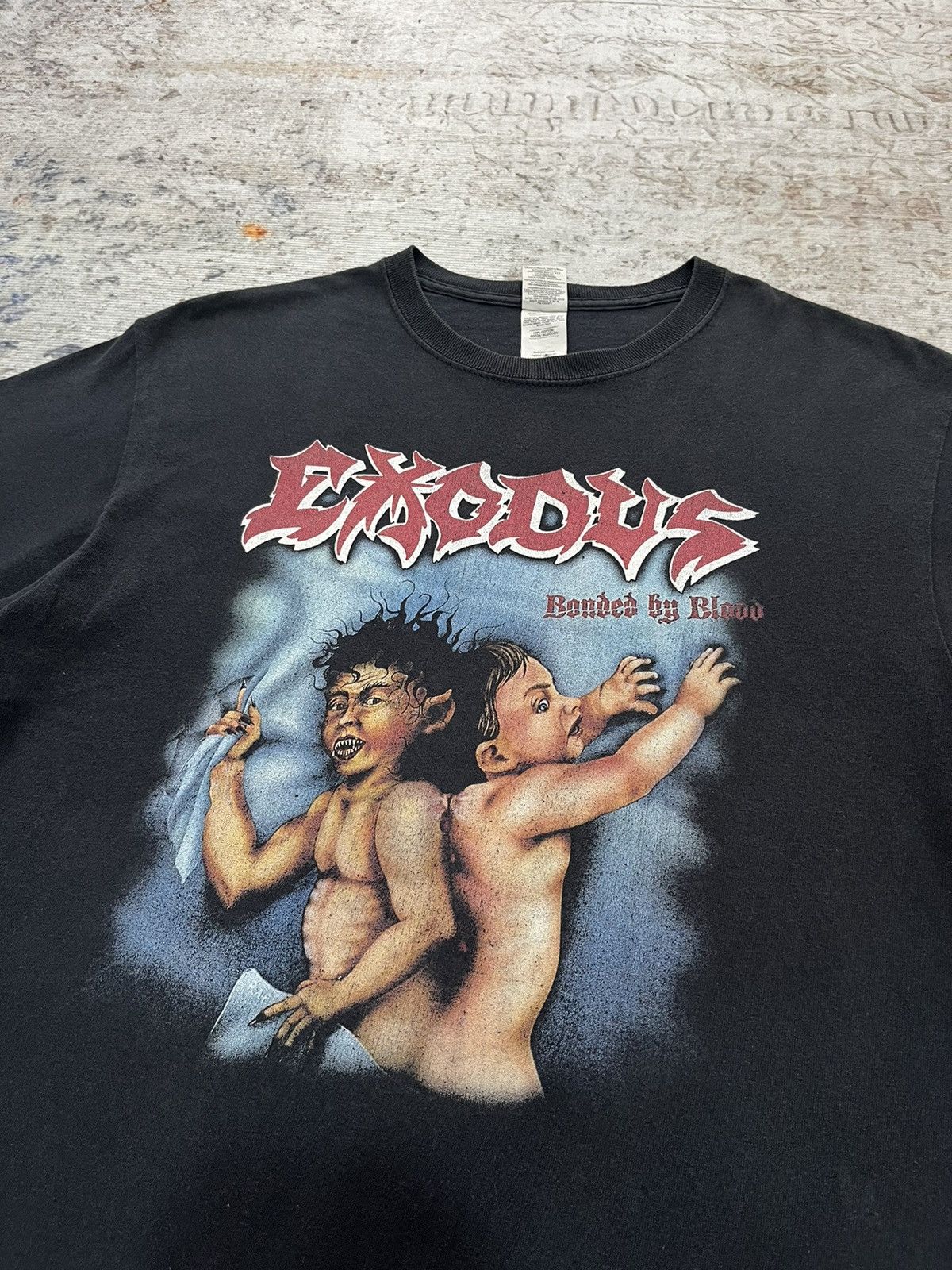 Gildan Exodus Bonded by Blood Gildan Tag Size US M / EU 48-50 / 2 - 3 Thumbnail