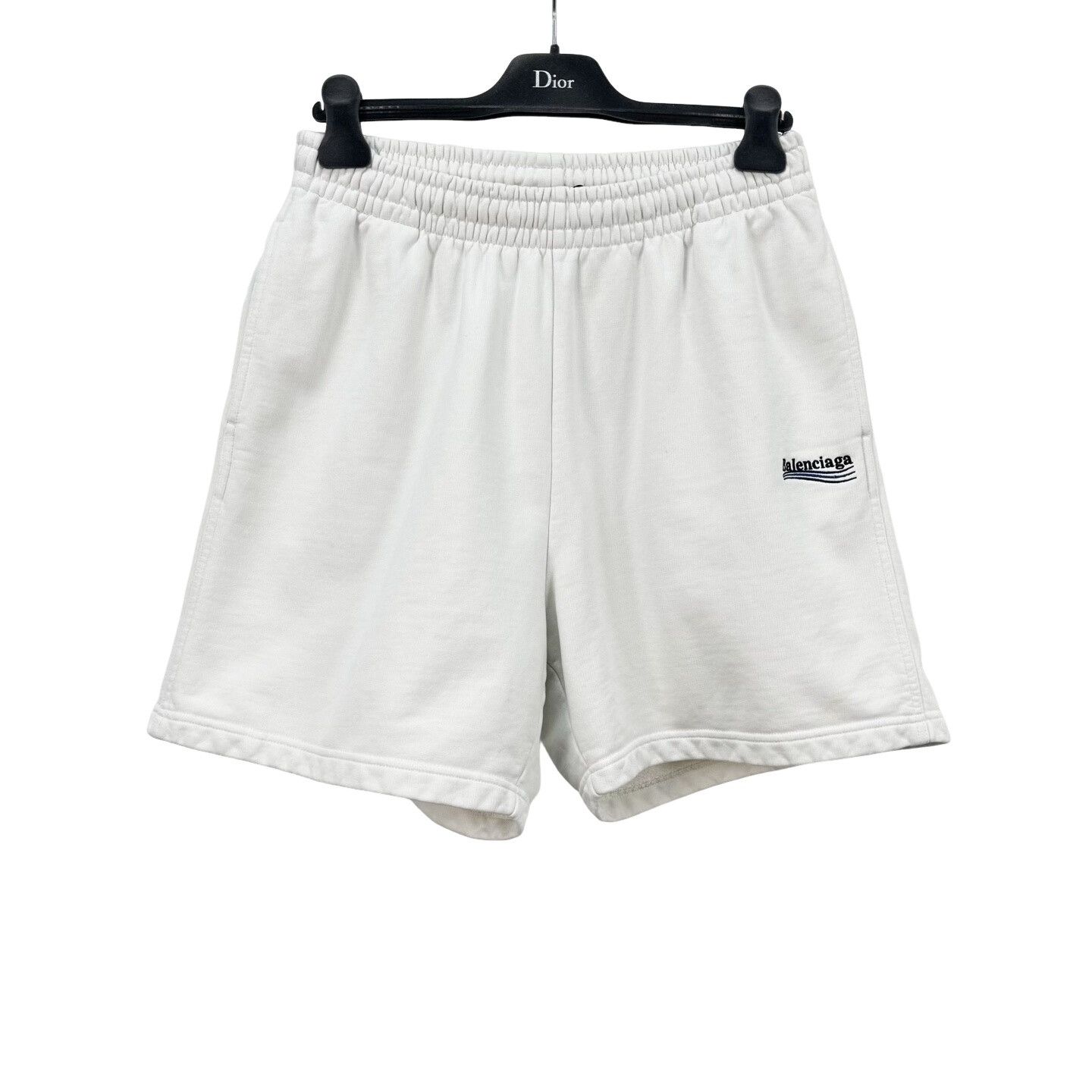 Balenciaga Balenciaga Wave Logo Sweat Shorts Size S Size US 30 / EU 46 - 1 Thumbnail