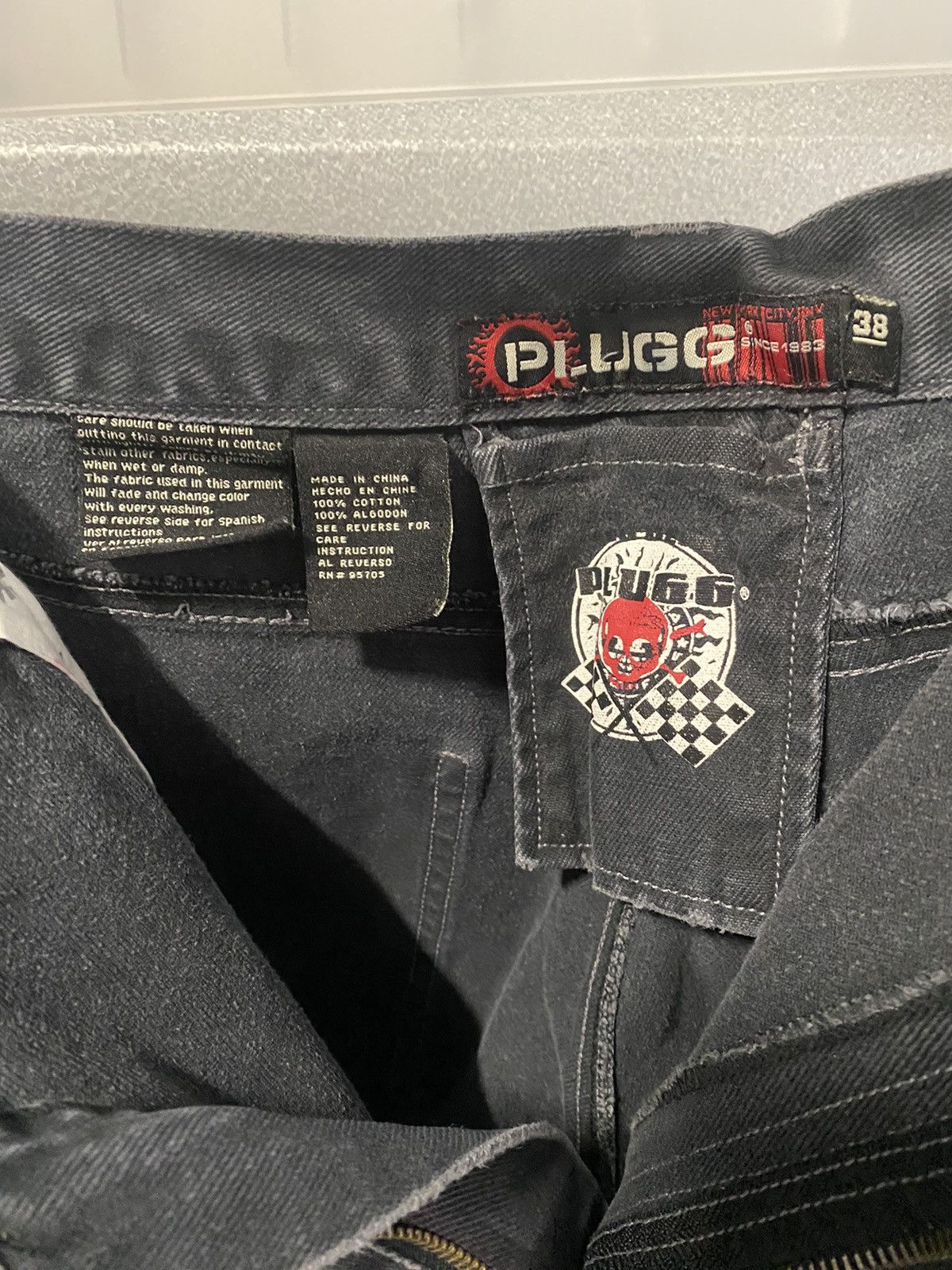 Vintage Y2K Plugg Baggy Skater Jorts Size US 38 / EU 54 - 4 Thumbnail