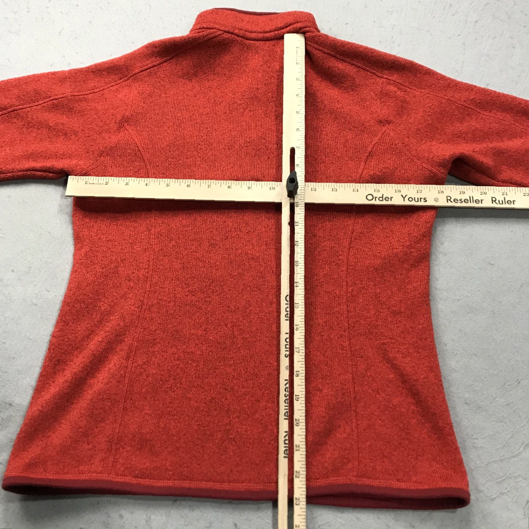 Patagonia Patagonia Better Sweater Womens Small Red 1/4 Zip Pullover Jacket Outdoor Fleece Size S / US 4 / IT 40 - 6 Thumbnail