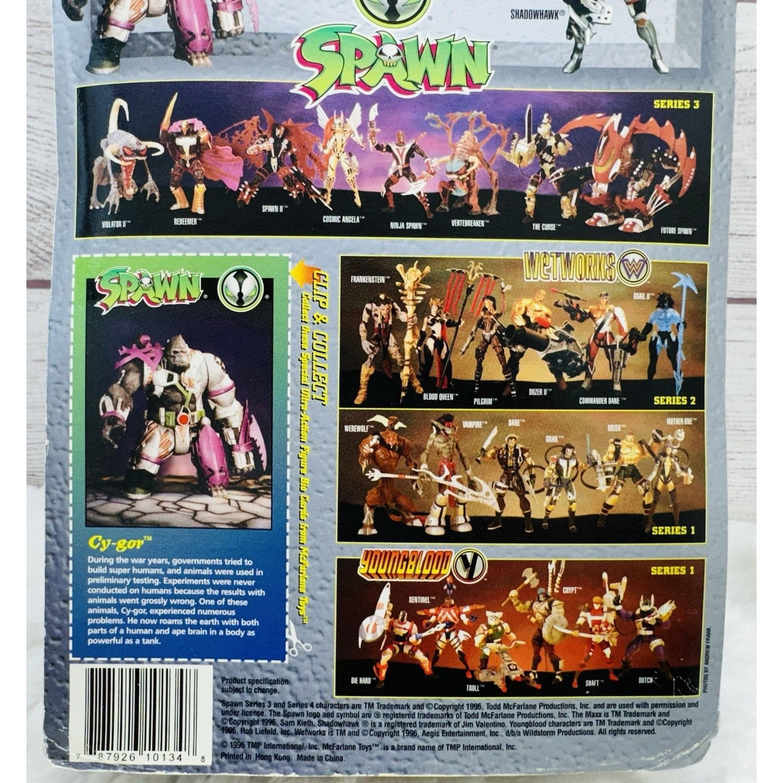 Other McFarlane Toys: SPAWN "CY-GOR" (1996) Ultra Action Figure - Size ONE SIZE - 12 Thumbnail