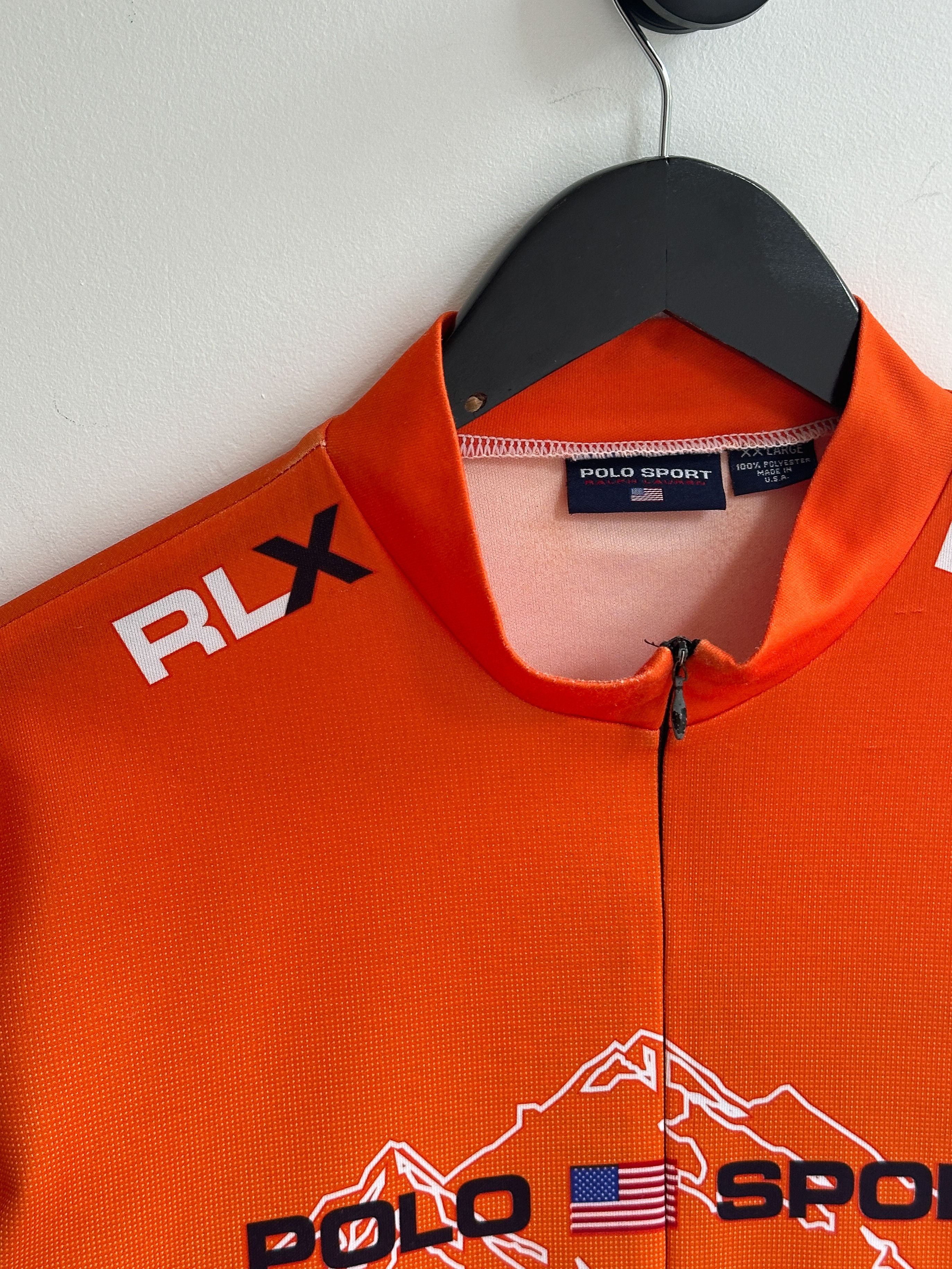 Polo Ralph Lauren Vintage Polo Sport Ralph Lauren Cycling Jersey Size US L / EU 52-54 / 3 - 4 Thumbnail