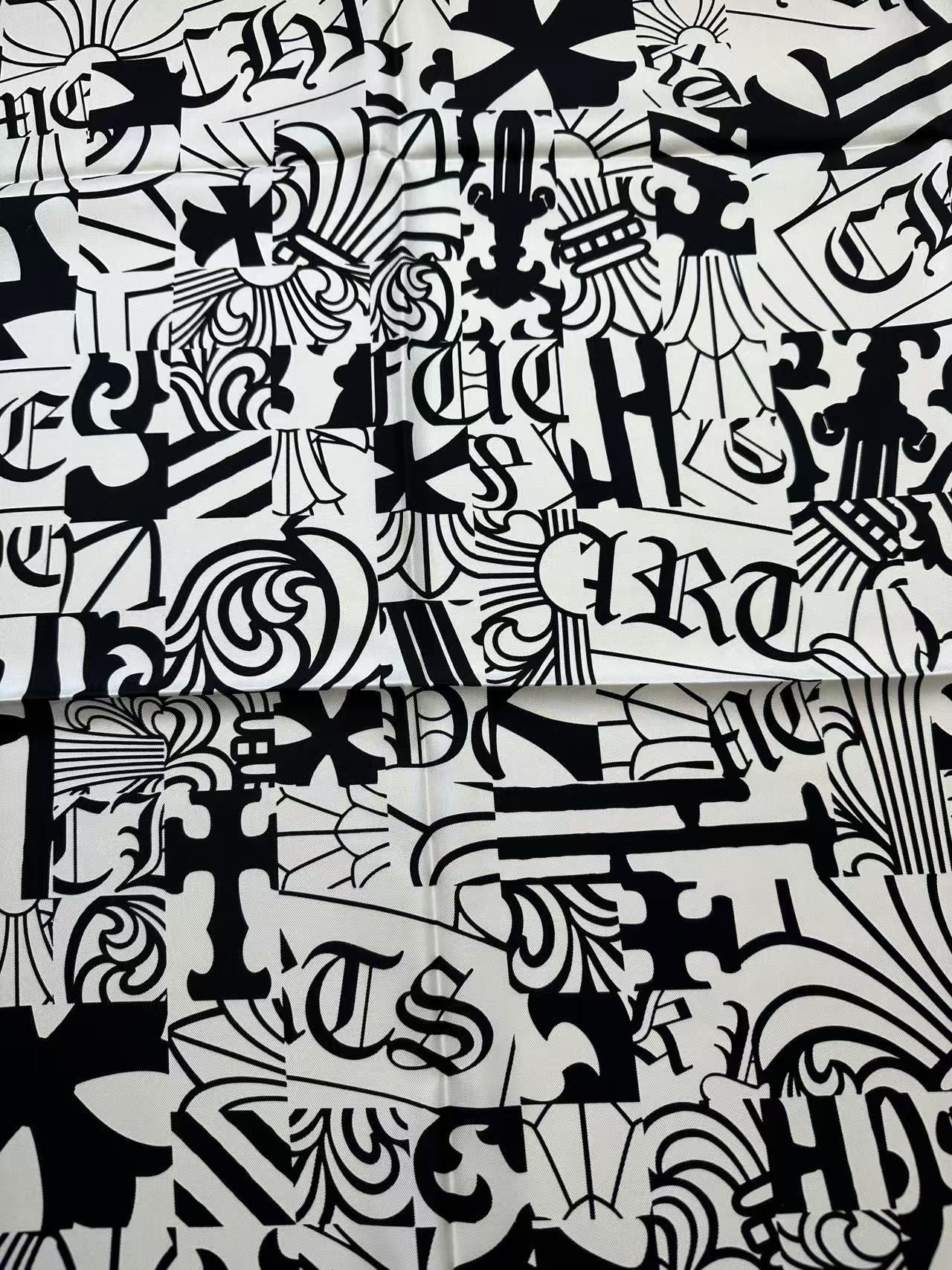 Chrome Hearts Chrome Hearts Multi Element Silk Scarf Size ONE SIZE - 6 Thumbnail