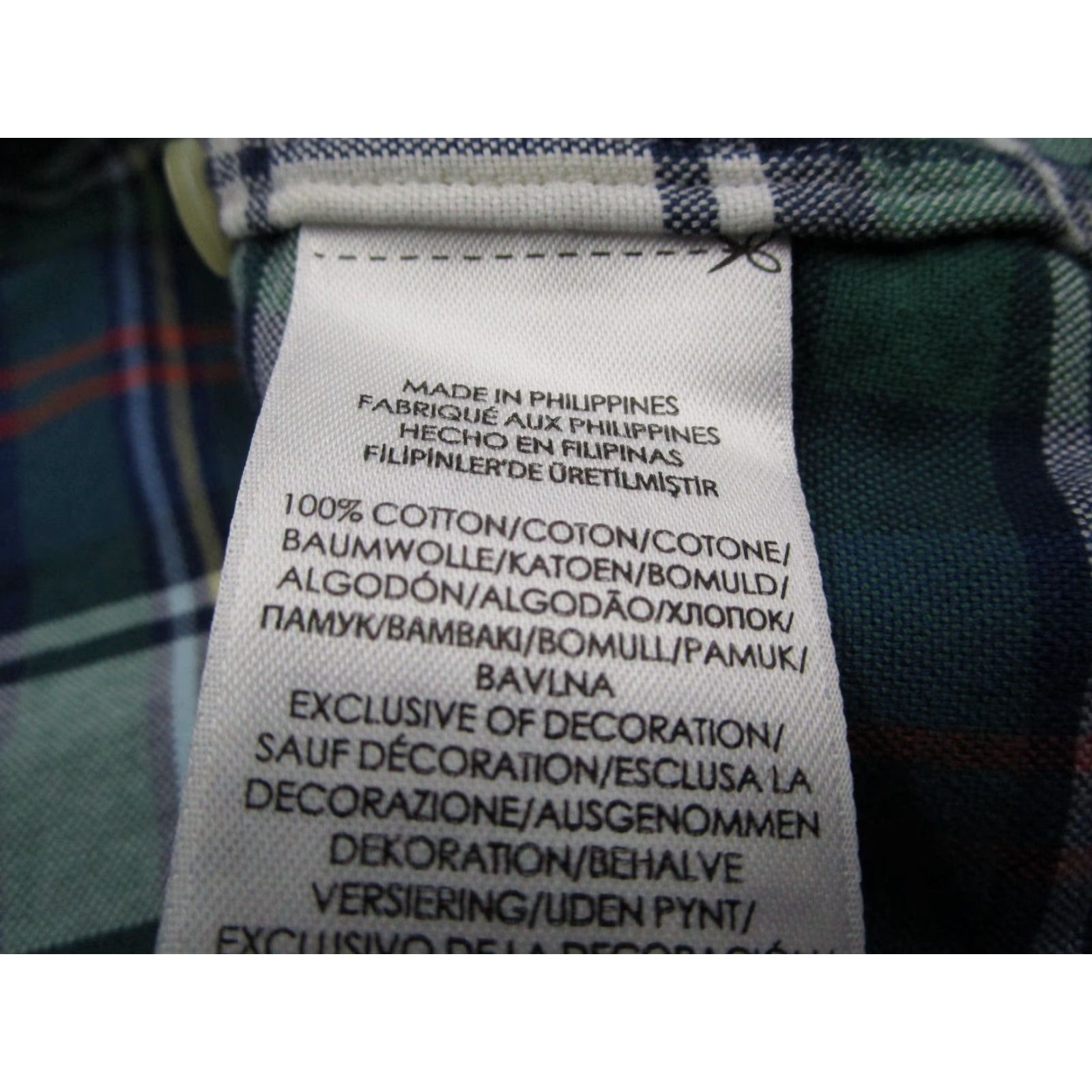 Ralph Lauren Vintage Ralph Lauren Men's Shirt 2XL Blue Plaid Cotton Long Sleeve Button-Up Size US XXL / EU 58 / 5 - 4 Thumbnail