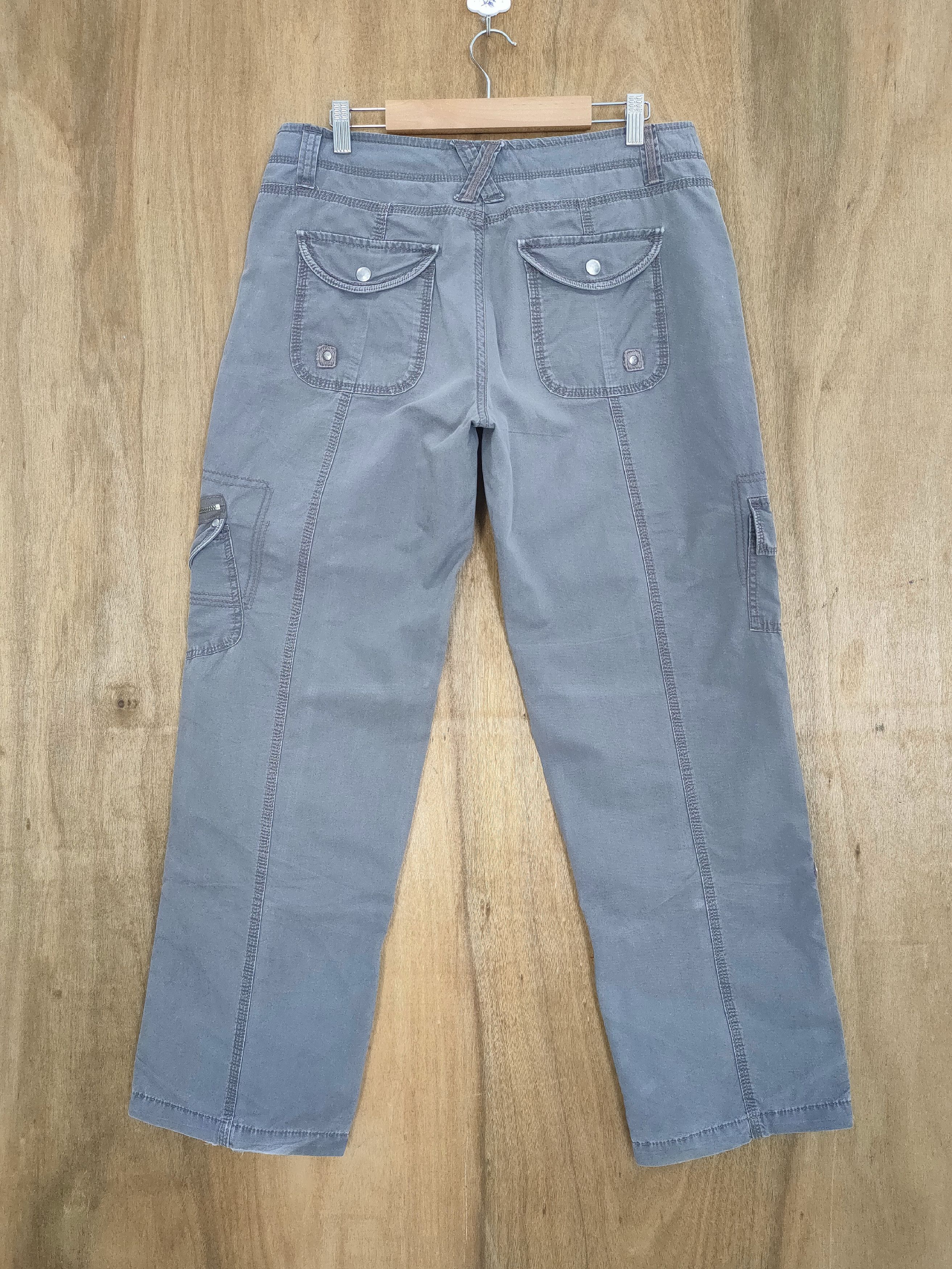 Japanese Brand × Vintage VINTAGE JAPANESE BRAND FADED GREY CARGO PANTS Size US 33 - 2 Thumbnail