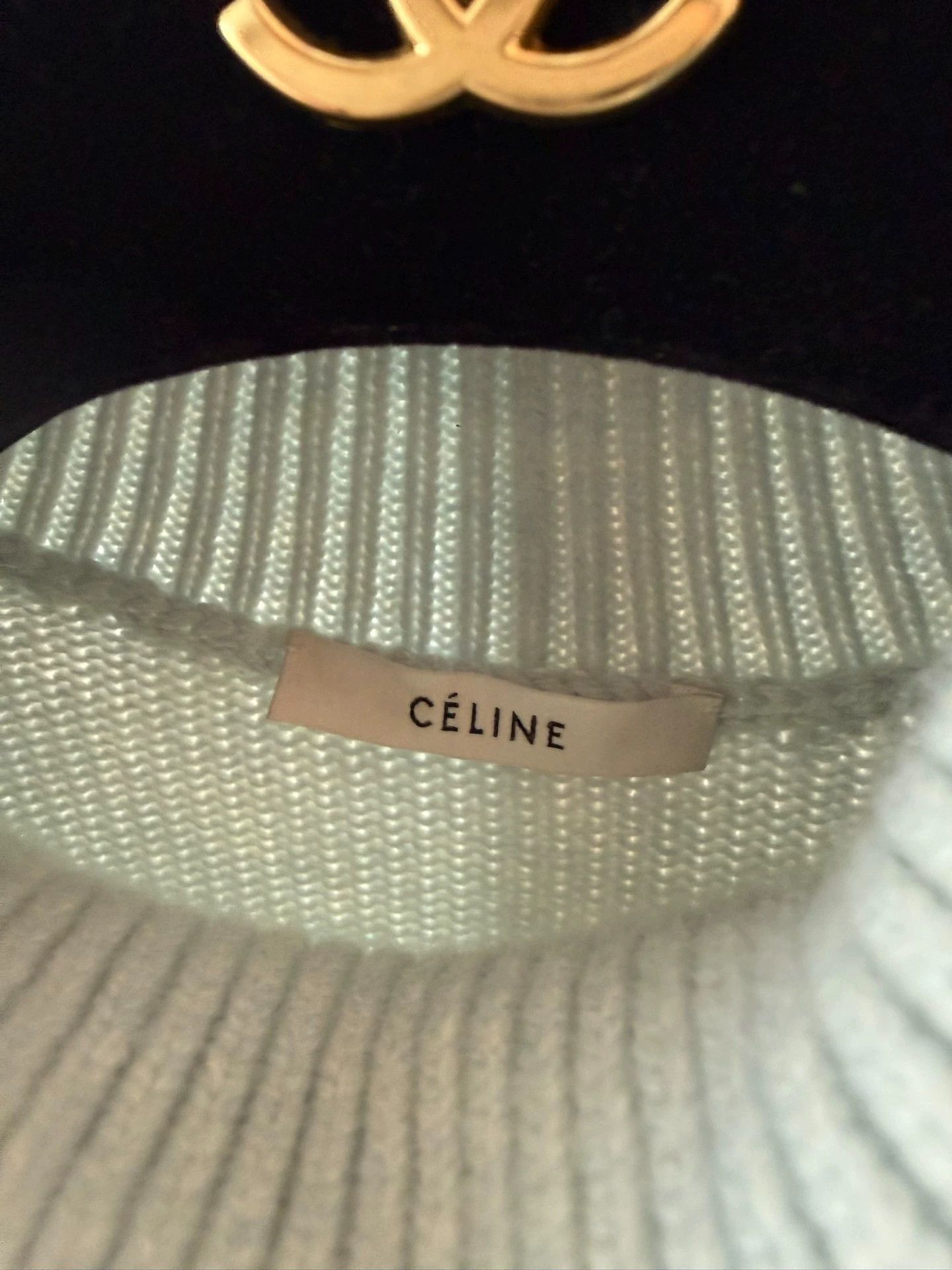Celine CELINE Vintage Cashmere Sweater S (Like New) Size S / US 4 / IT 40 - 6 Thumbnail