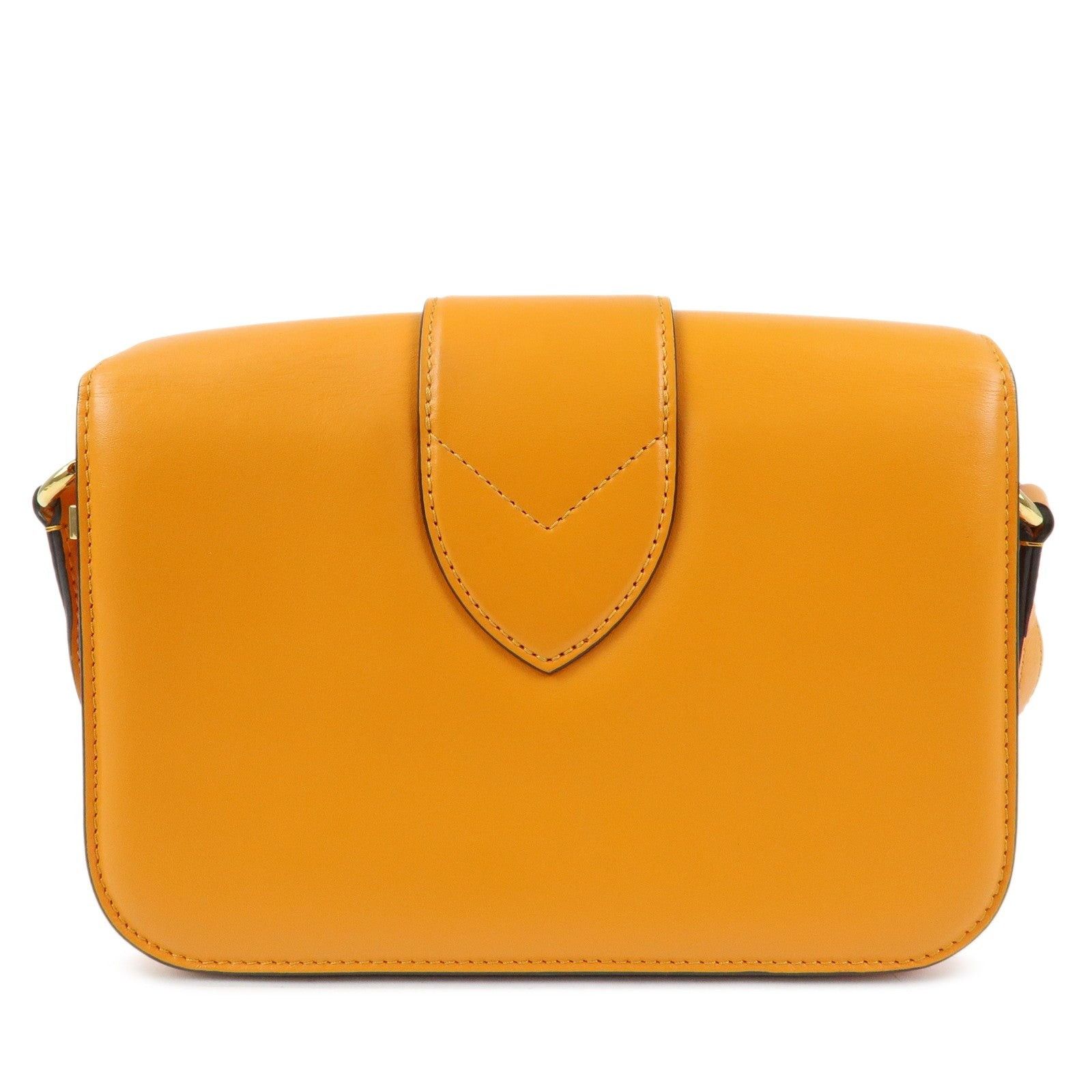Louis Vuitton Louis Vuitton Pont Neuf Shoulder Bag Calfskin Orange Size ONE SIZE - 2 Thumbnail