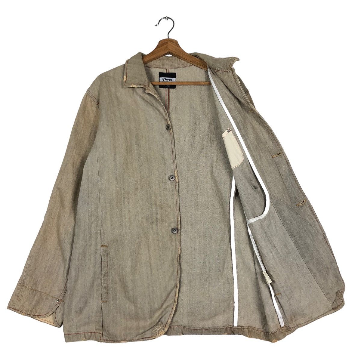 Issey Miyake 🔥Vintage Chore Work Jacket Union Pwpl Issey Miyake Japan Size US L / EU 52-54 / 3 - 11 Thumbnail