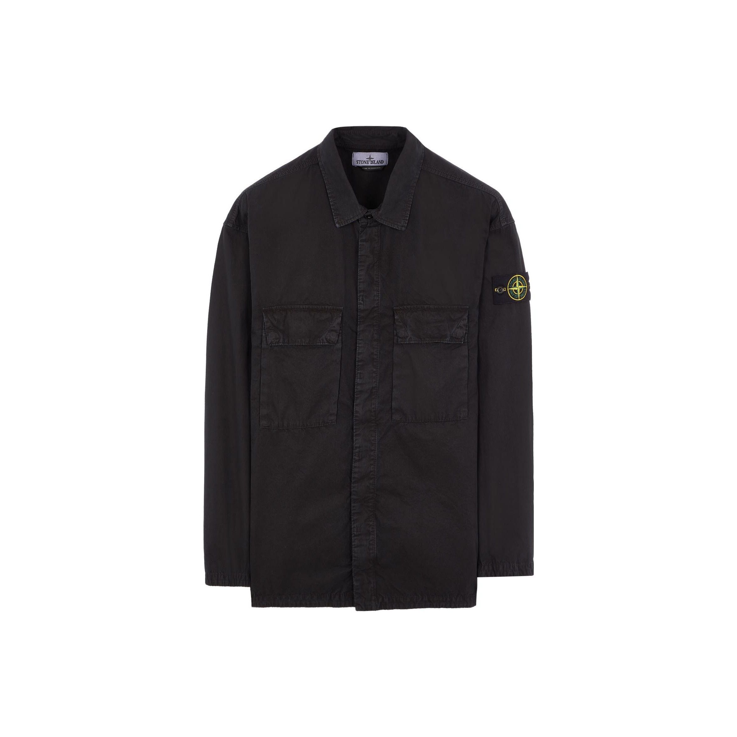 Stone Island Stone Island Washed Black Overshirt Size M Size US M / EU 48-50 / 2 - 1 Thumbnail