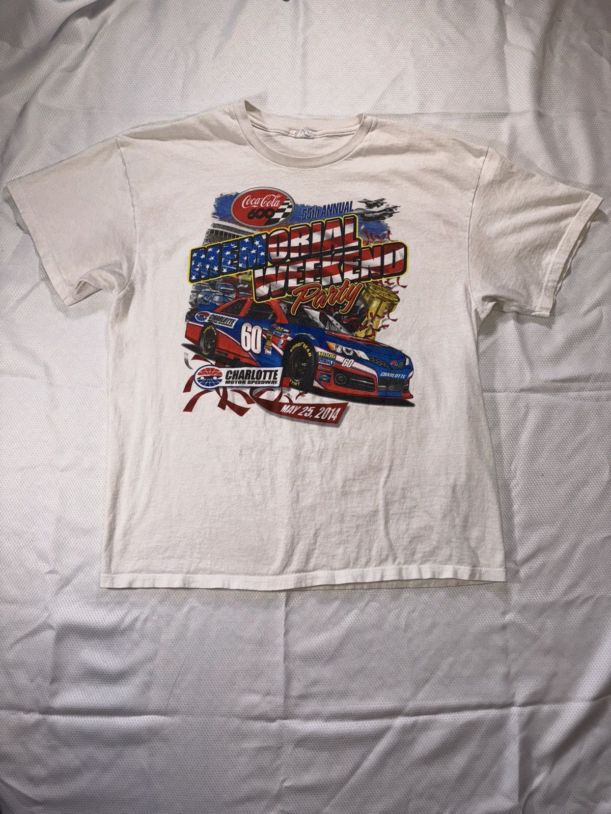 NASCAR Nascar “Memorial Weekend” Tee Size US XL / EU 56 / 4 - 1 Thumbnail