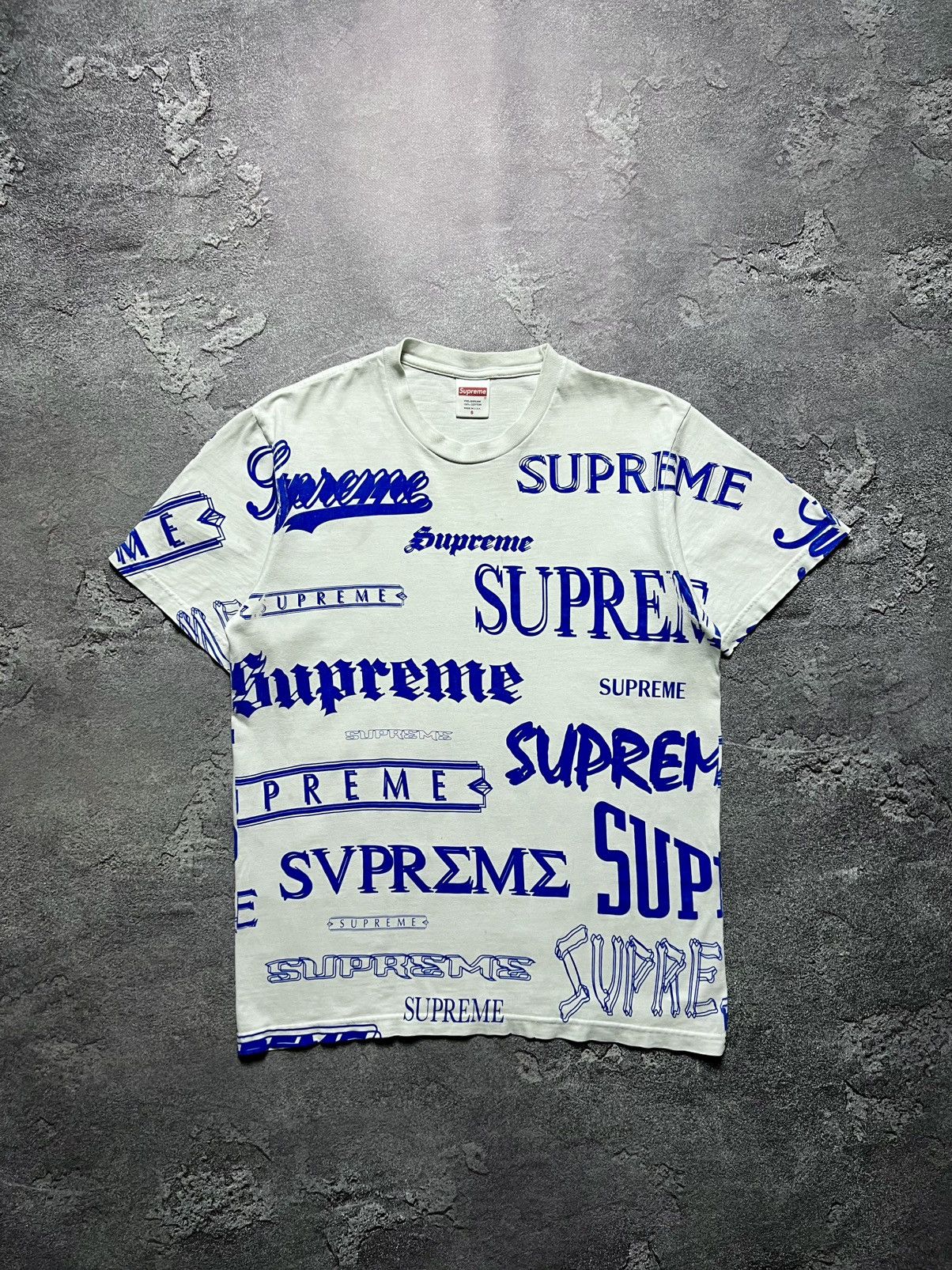 Supreme Vintage Supreme Multi Logo Tee Shirt Monogram Size US S / EU 44-46 / 1 - 1 Thumbnail