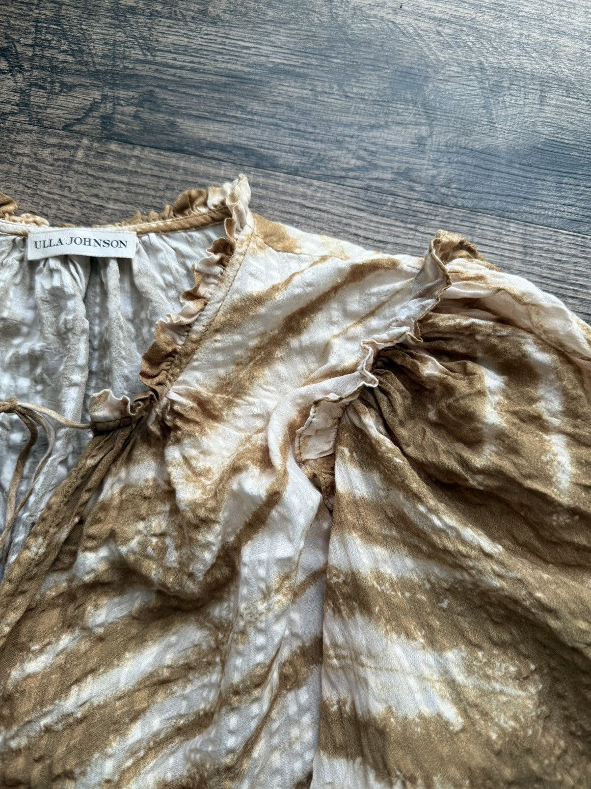 Ulla Johnson Ulla Johnson Brown Blouse 10 Size L / US 10 / IT 46 - 6 Thumbnail