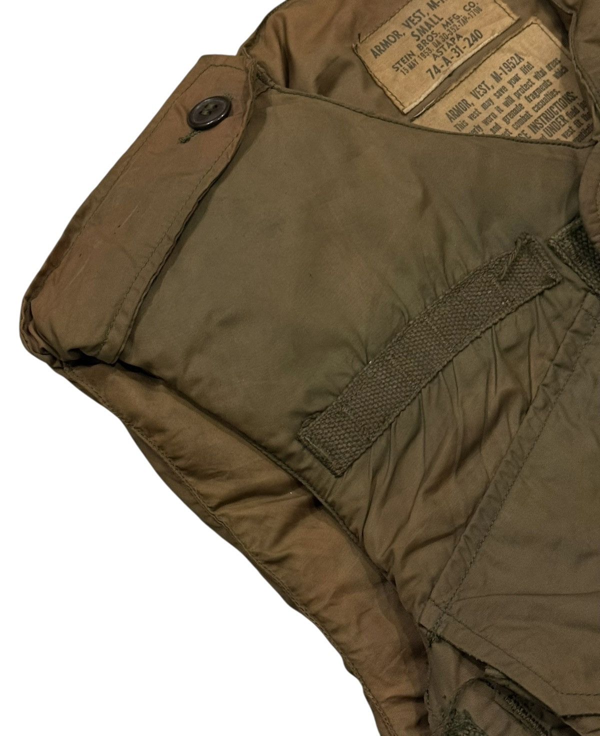 Vintage ‼️VERYRARE‼️Vintage 1953 Stein Bros Mfg Armor Military Vest Size US S / EU 44-46 / 1 - 8 Thumbnail