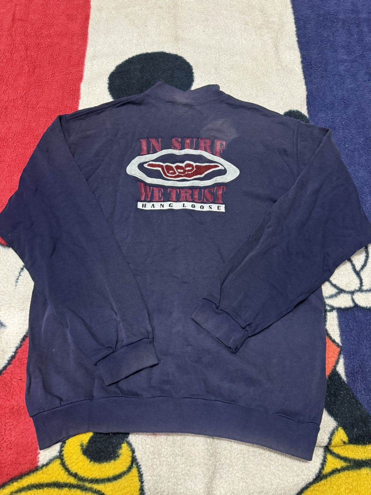Vintage VINTAGE HANG LOOSE SURFER SWEATSHIRT Size US M / EU 48-50 / 2 - 6 Thumbnail