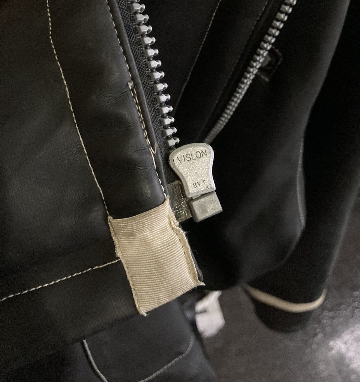 Southpole SOUTH POLE - Vtg 90s Hip Hop Long Genuine Leather Y2K Jacket Size US XXL / EU 58 / 5 - 8 Thumbnail
