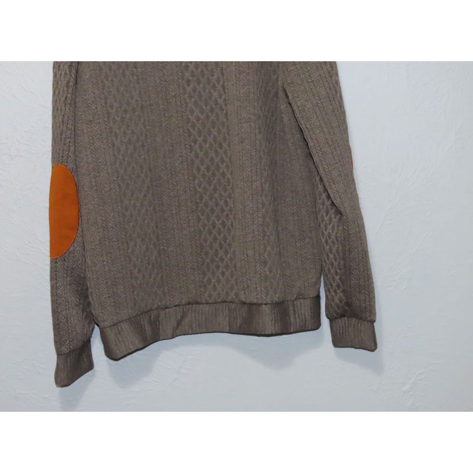 Vintage Cross & Crown Shirt Mens XL Gray Henley Sweater Sweatshirt Elbow Patch Button NWT Size US XL / EU 56 / 4 - 7 Thumbnail