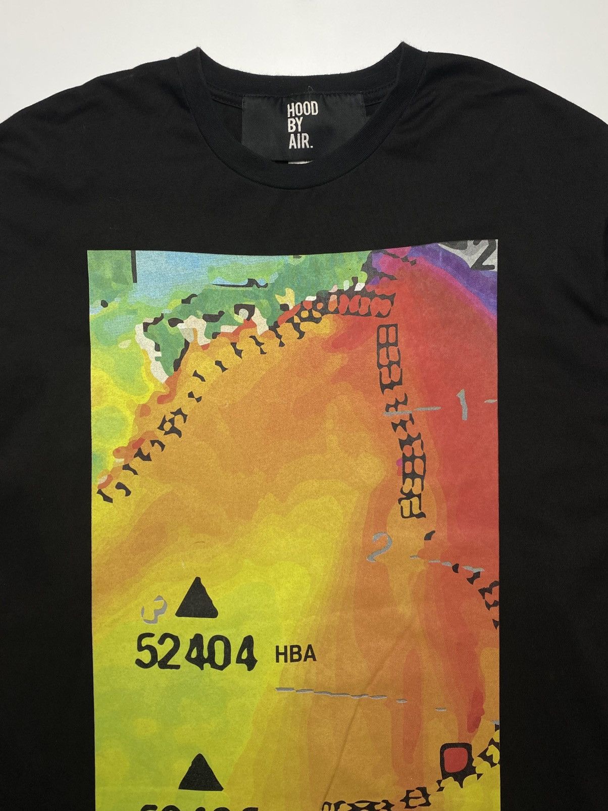 Hood By Air Hood By Air - Weather Map Long Sleeve T-Shirt Size US XL / EU 56 / 4 - 2 Thumbnail