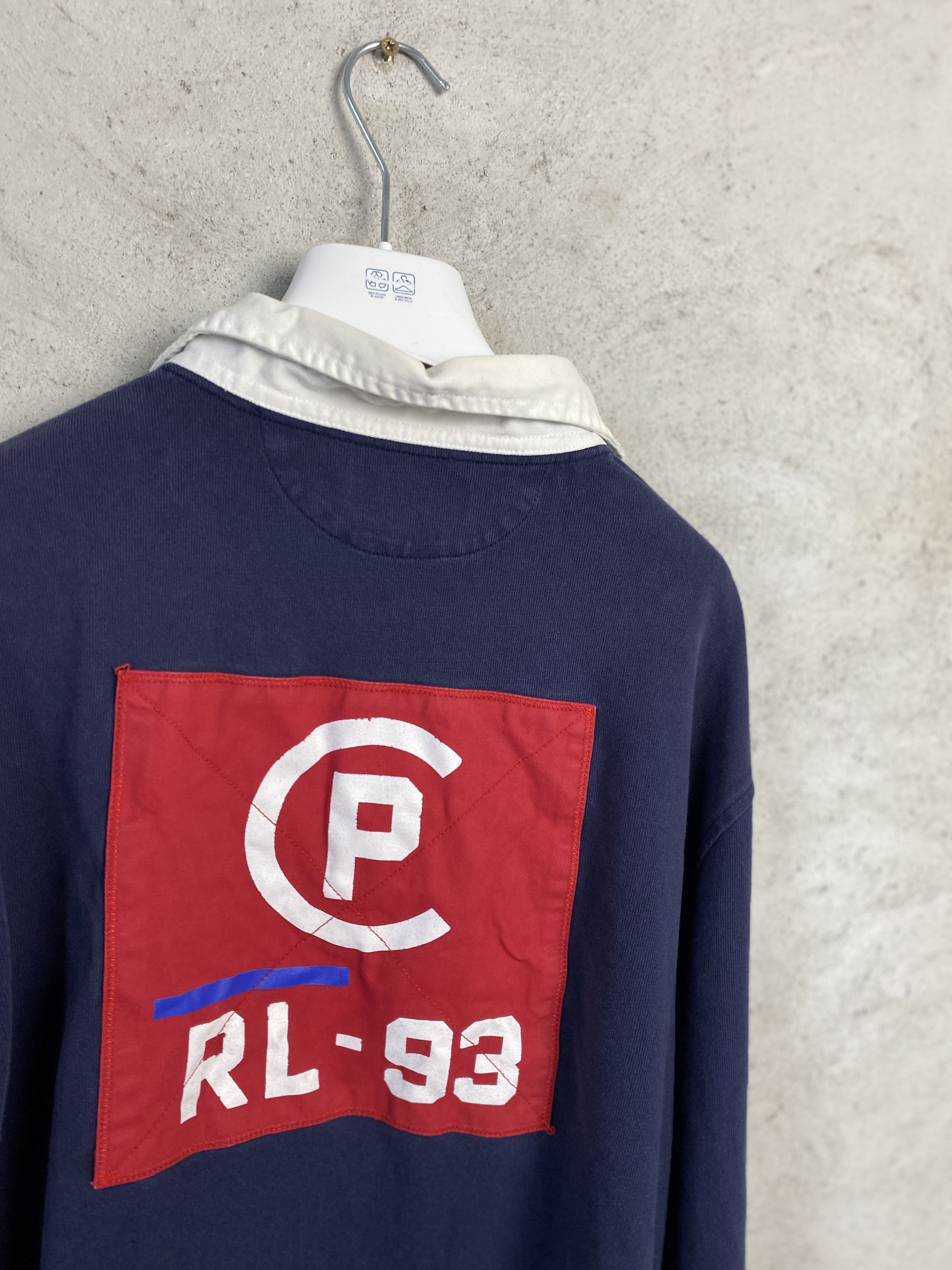 Polo Ralph Lauren Polo Ralph Lauren CP RL-93 rugby long sleeve polo shirt Size US L / EU 52-54 / 3 - 7 Thumbnail