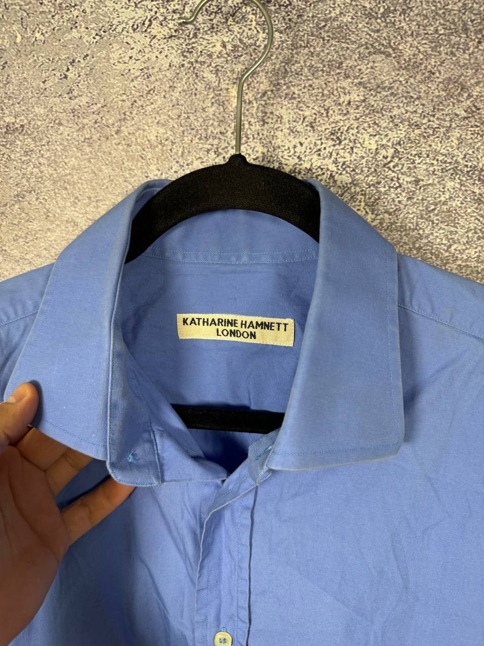 Katharine Hamnett London Katharine Hamnett London Shirt Button Blue Men's Size US XL / EU 56 / 4 - 7 Thumbnail