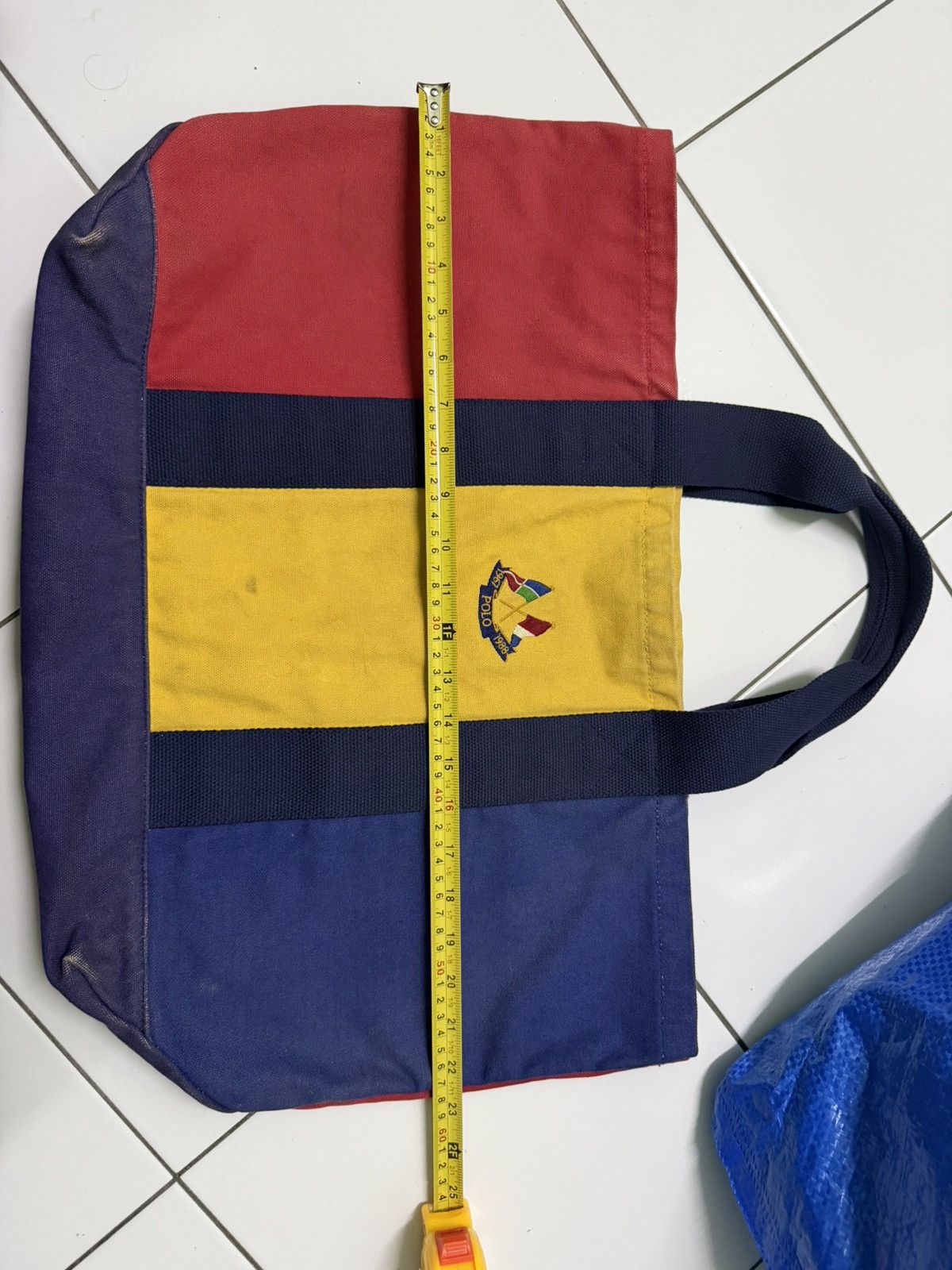 Polo Ralph Lauren Rare Archive Polo Ralph Lauren Cross Flag 1988 Colorblock Size ONE SIZE - 10 Thumbnail