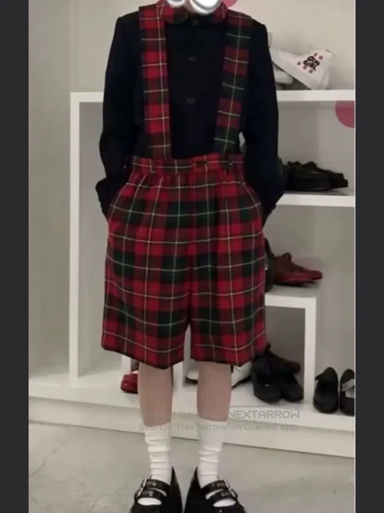 Comme des Garcons Comme Des Garcons size M Cute Striped Overalls Classic Sty Size 22" - 3 Thumbnail