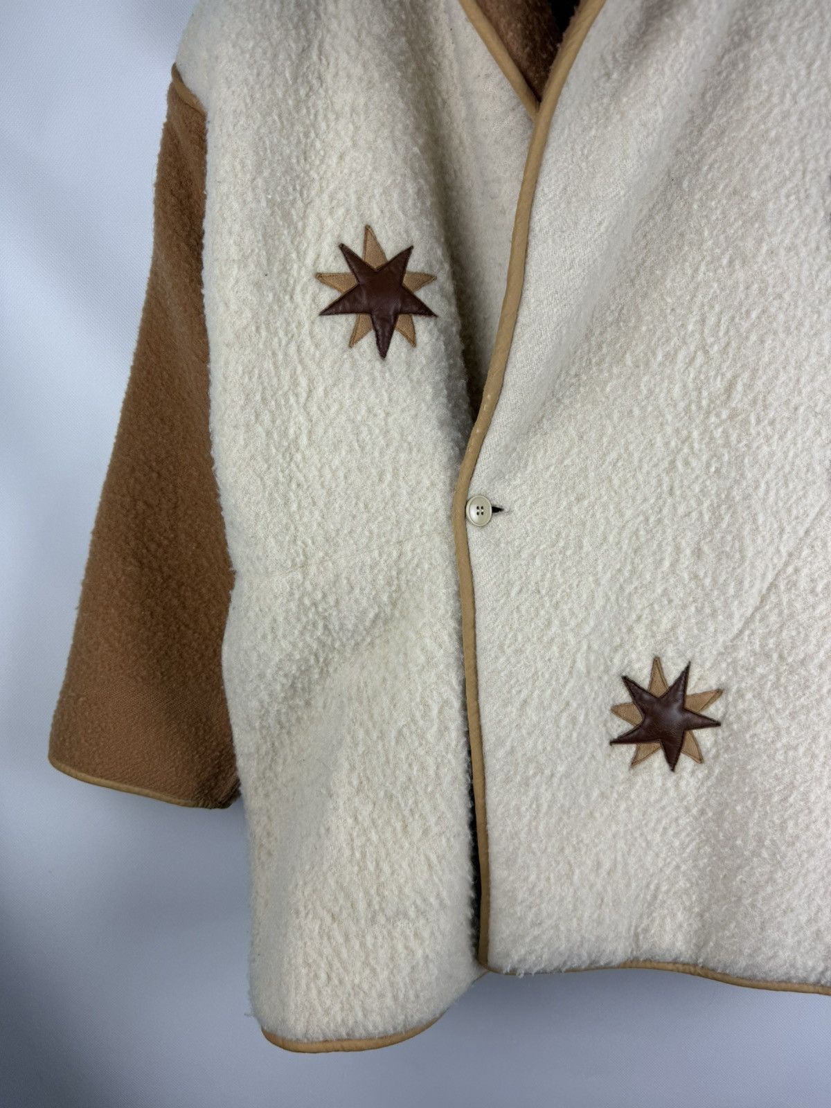 Jean Charles De Castelbajac Rare VTG Jean Charles De Castelbajac Heavy Wool Coat Jacket Size XXL / US 16-18 / IT 52-54 - 20 Thumbnail