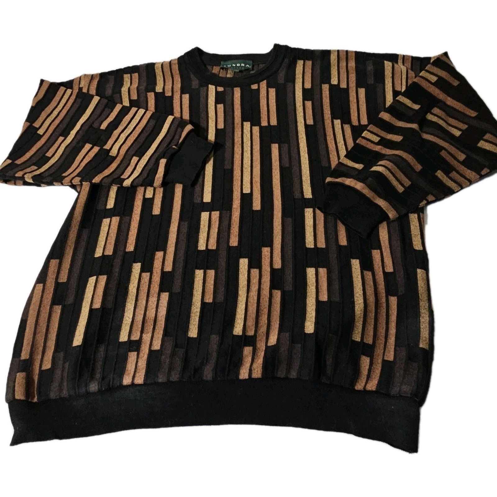 Tundra VTG Tundra Canada Sweater Crewneck Coogi Style Men's L Cosby Size US L / EU 52-54 / 3 - 2 Thumbnail