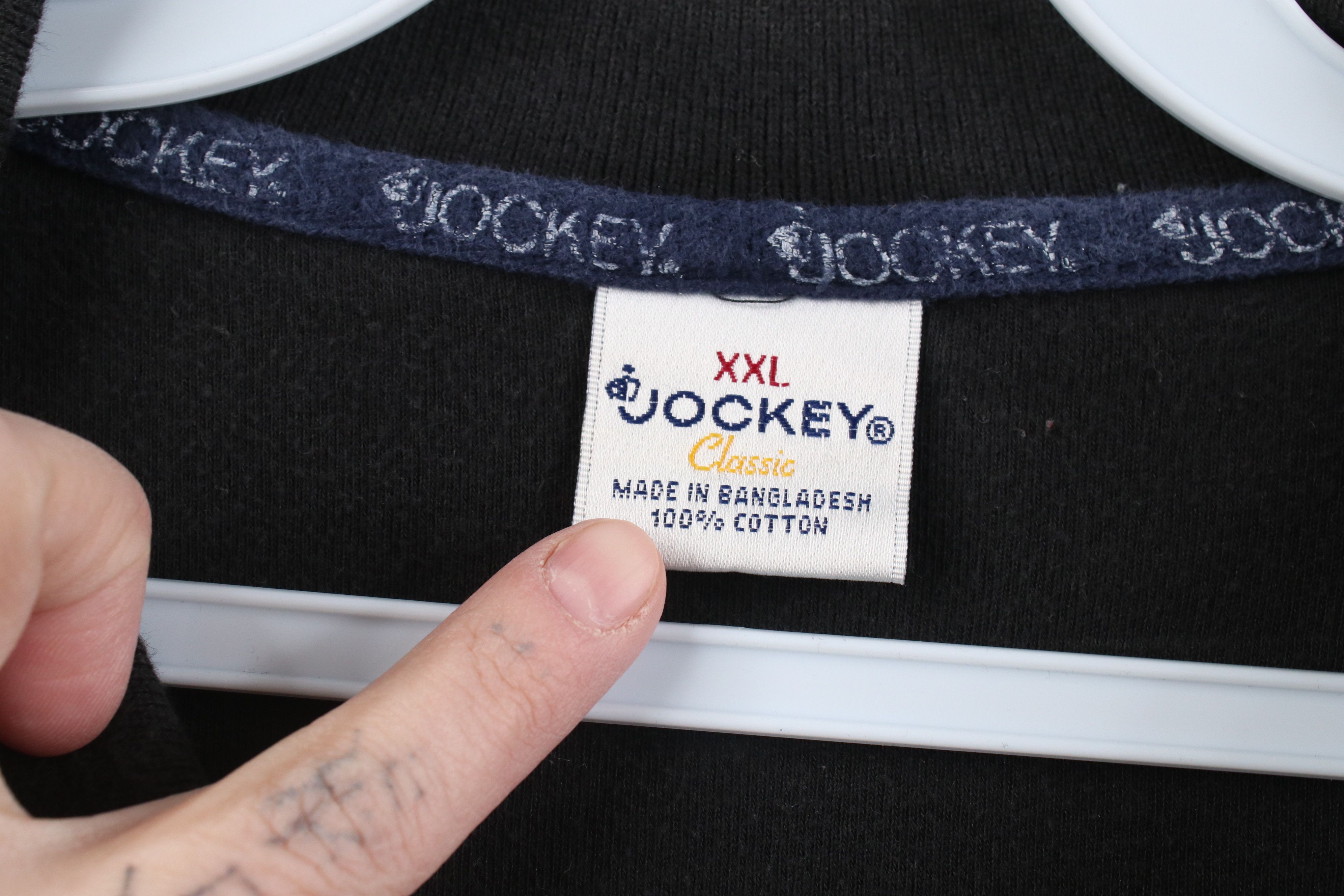 Vintage Vintage 90s Streetwear Long Sleeve Rugby Polo Shirt Black Size US XXL / EU 58 / 5 - 7 Thumbnail