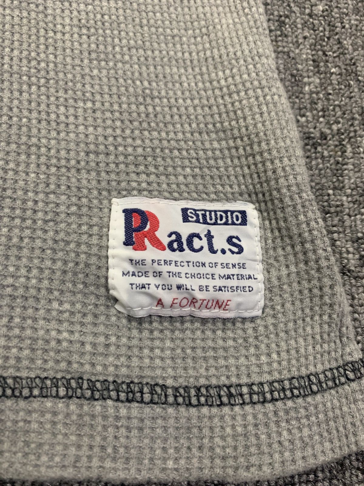 Japanese Brand Pract.S Distressed Button Double Layers Long Sleeve Size US M / EU 48-50 / 2 - 10 Thumbnail