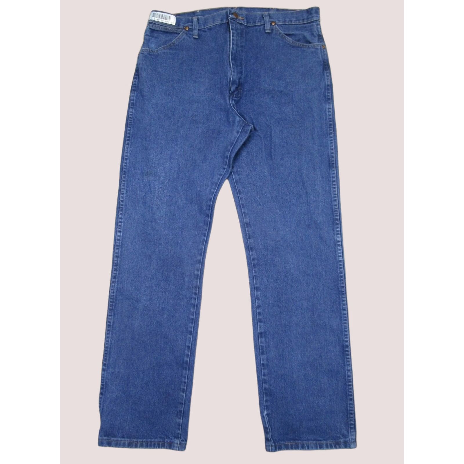 Wrangler Wrangler Jeans Men 38x34 Blue Cowboy Cut Original Fit Western Pants Dark Wash Jeans Size US 38 / EU 54 - 1 Thumbnail