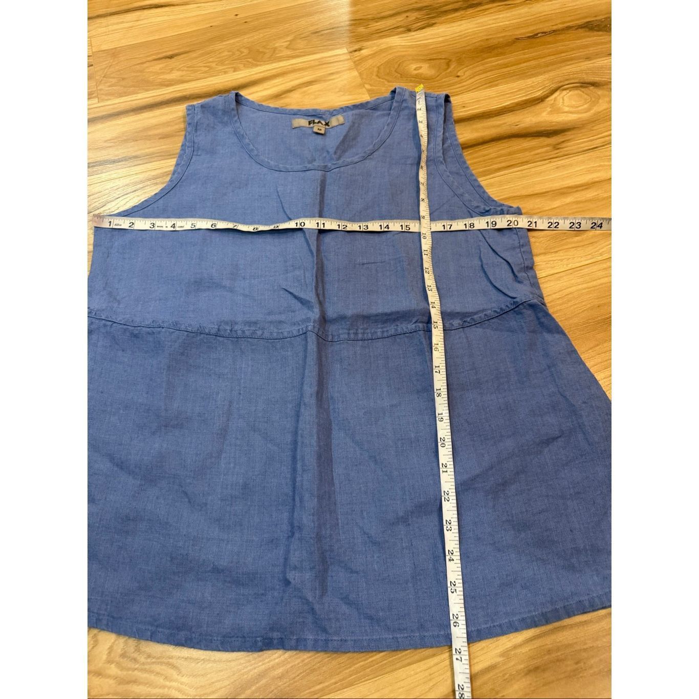 FLAX Flax NWOT blue linen sleeveless top size medium Size M / US 6-8 / IT 42-44 - 7 Thumbnail