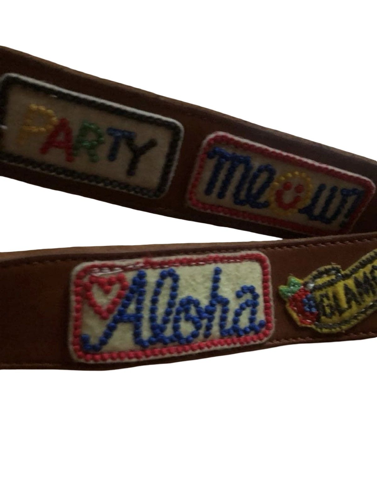 Hysteric Glamour Hysteric Glamour Archival Multi-Patch Leather D-Ring Belt Size ONE SIZE - 7 Thumbnail