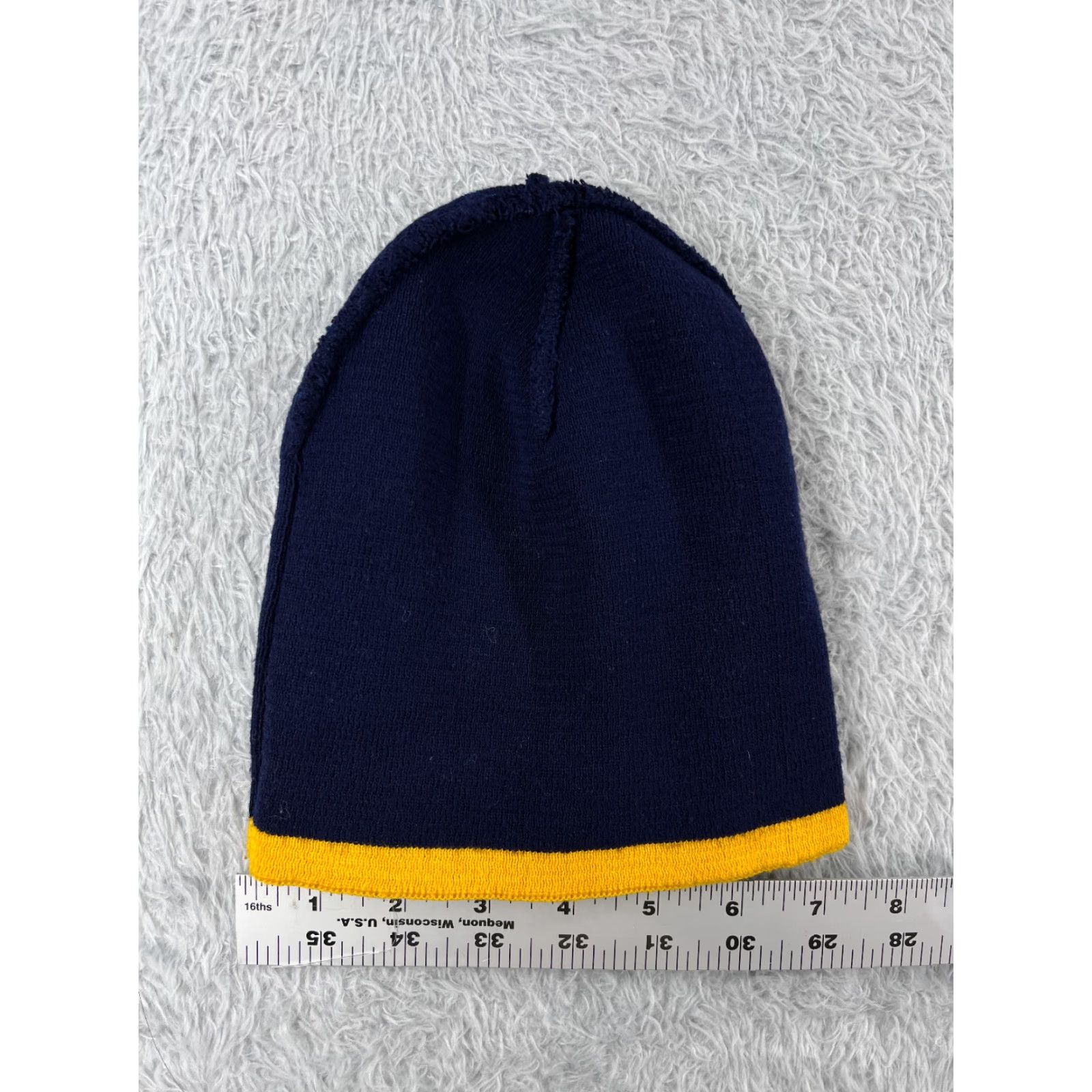 Vintage Unbranded Beanie Adult One Size Navy Blue Knit Acrylic Hats Size ONE SIZE - 6 Thumbnail