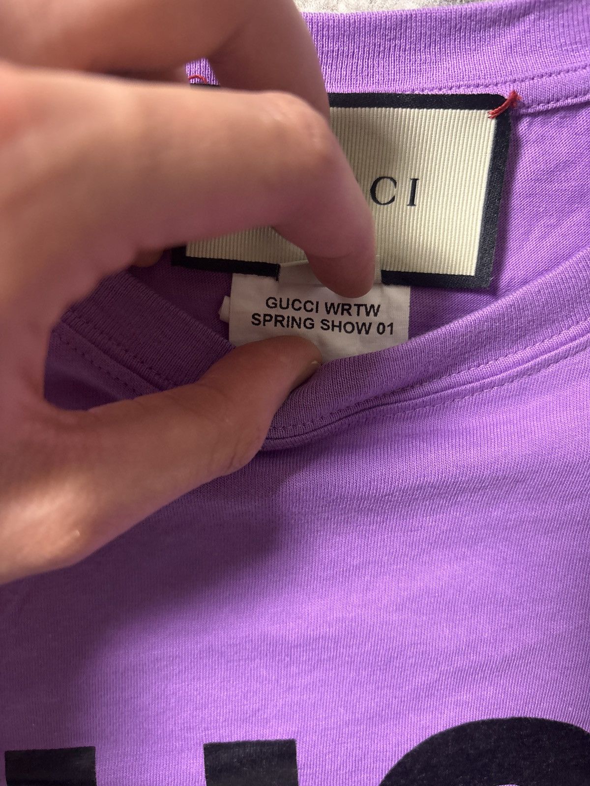Gucci GUCCI SEXINESS T SHIRT (PURPLE) Size US M / EU 48-50 / 2 - 4 Thumbnail