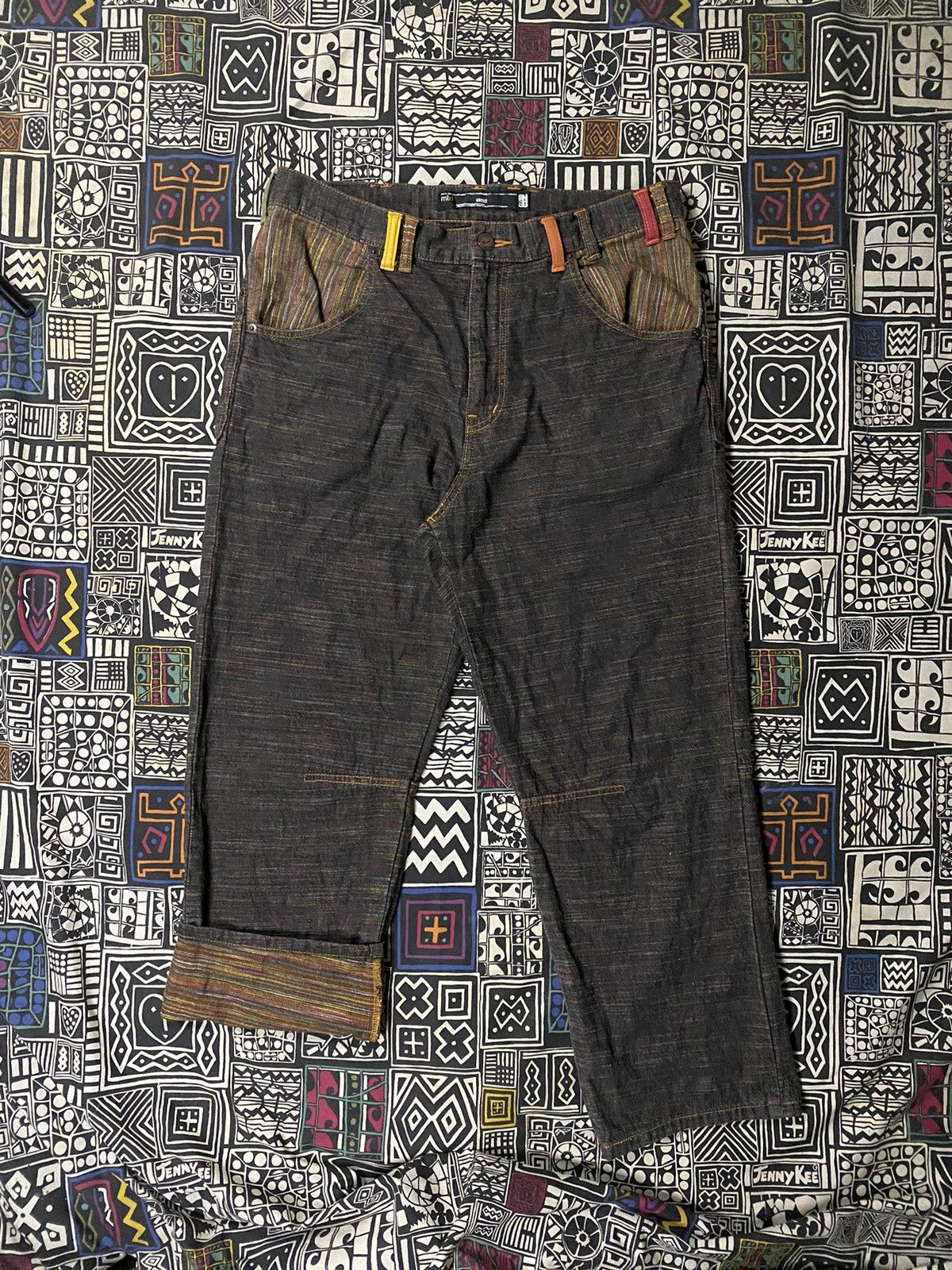 Japanese Brand BreathMINT crayon kapital jeans style Size US 34 / EU 50 - 1 Thumbnail
