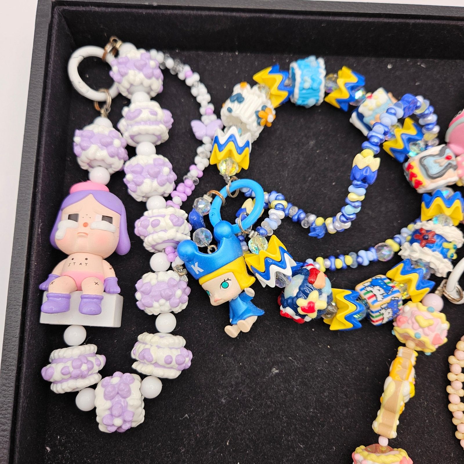 Other LOT OF 5 HANDMADE KAWAII POLYMER CLAY BEAD BRACELET KEYCHAIN Size ONE SIZE - 2 Thumbnail