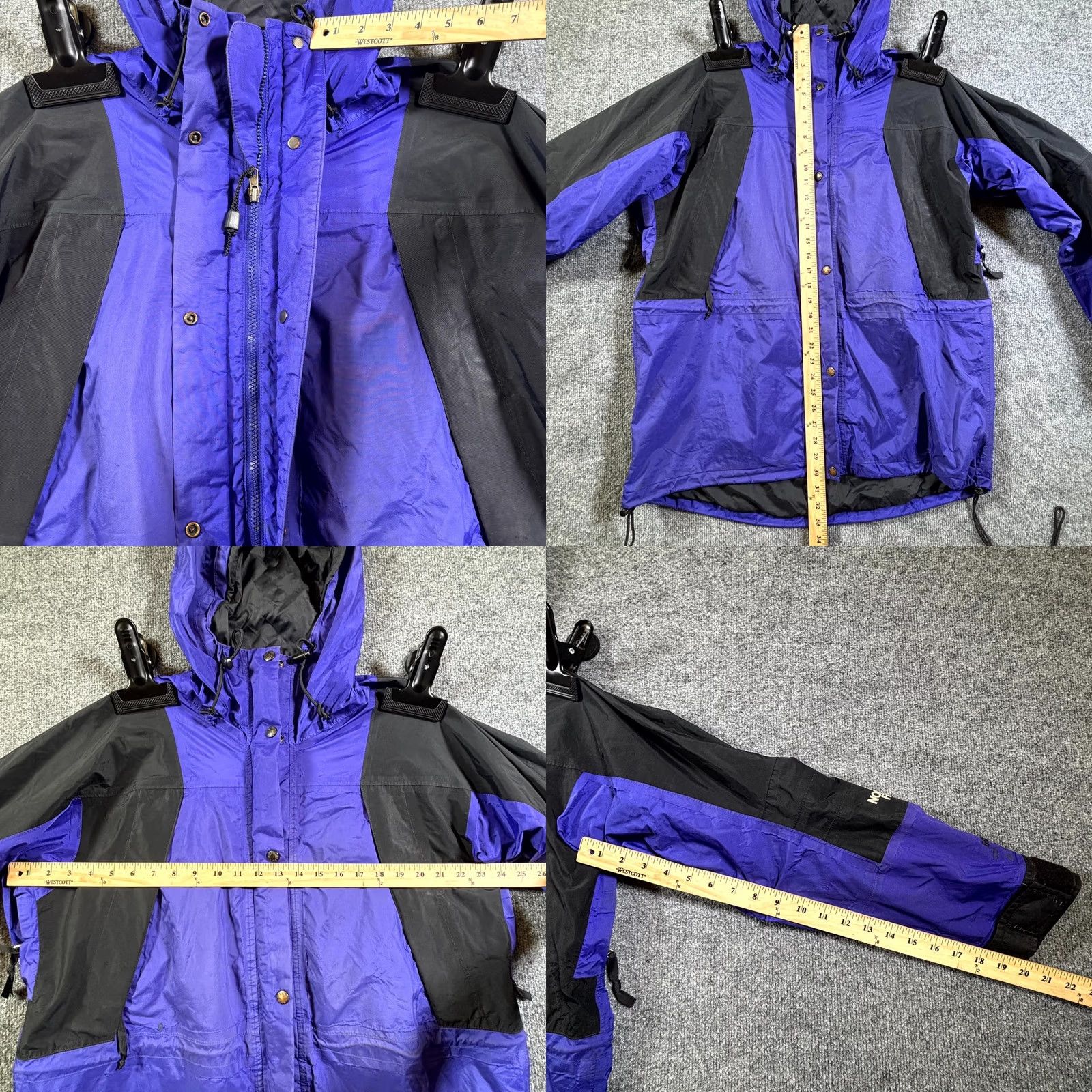The North Face The North Face Windbreaker Jacket Womens L Blue Polyester Zip-Up Size L / US 10 / IT 46 - 9 Thumbnail