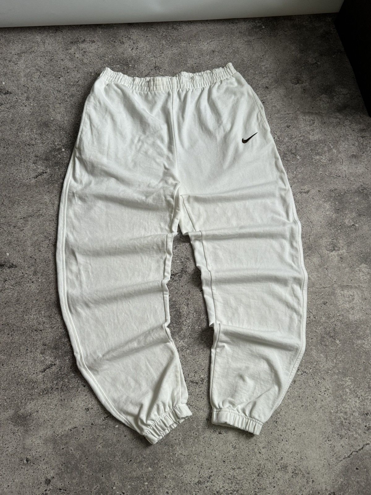 Nike × Vintage Vintage Nike Y2K baggy white oversized sport pants Size US 32 / EU 48 - 3 Thumbnail