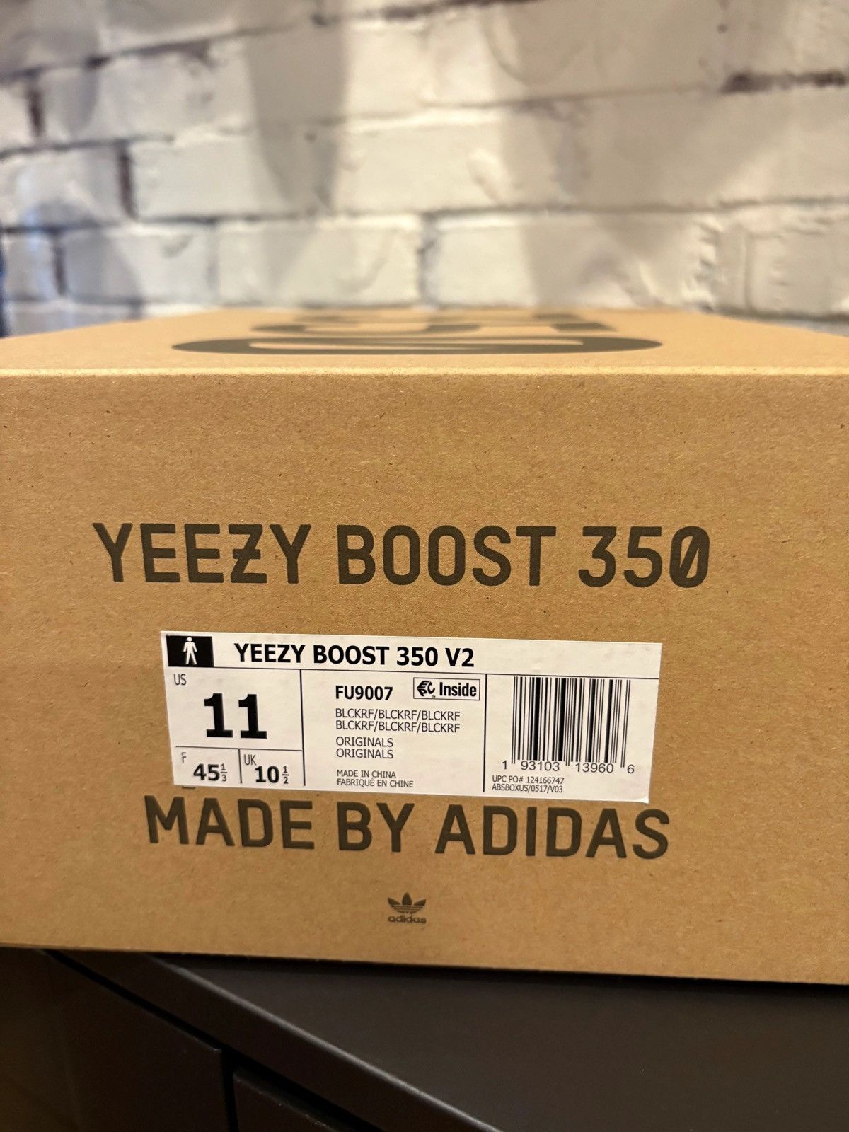 Yeezy Yeezy 350 Boost V2 Static Black Reflective DS OG Size 11 Size US 11 / EU 44 - 2 Thumbnail