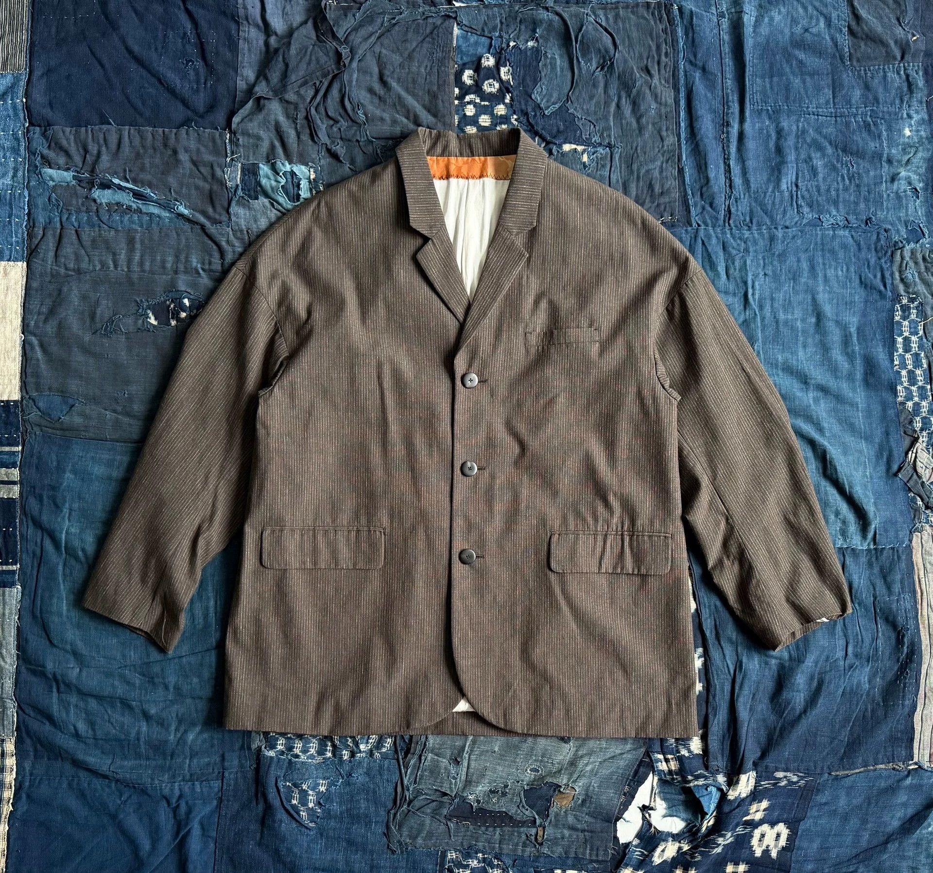 Visvim VISVIM 23SS HAMMONS JKT SANTOME Linen Wool Blend Blazer 4 Size US XL / EU 56 / 4 - 1 Thumbnail