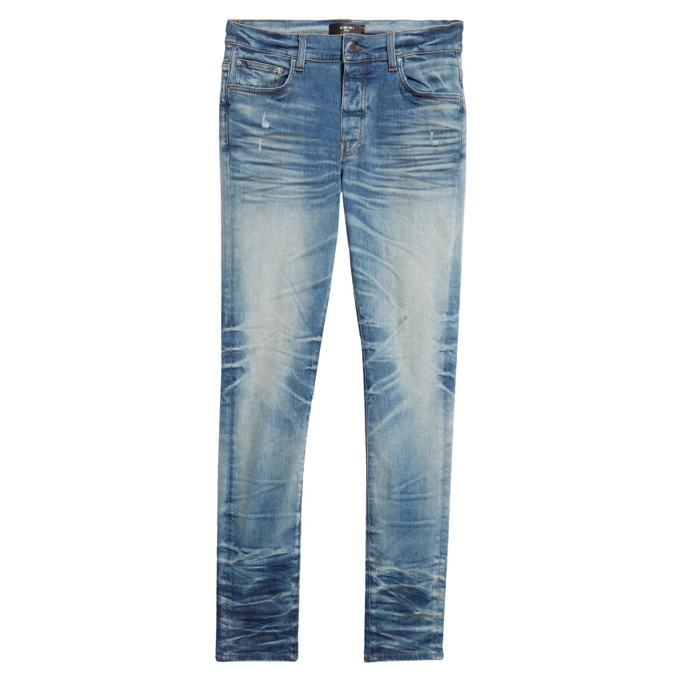 Amiri Stack Jean Honeycomb Indigo Size US 31 - 1 Preview