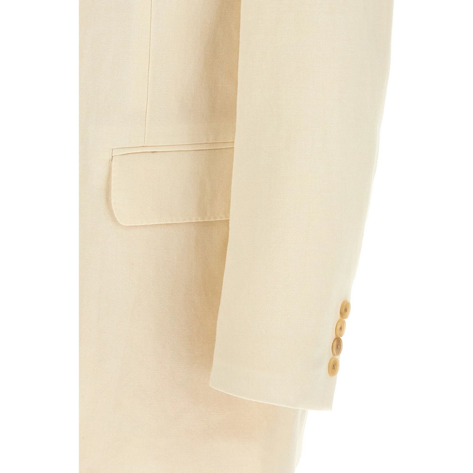 Auralee Auralee Double Breasted Beige Wool Blazer Jacket New & Authe Size US XL / EU 56 / 4 - 4 Thumbnail