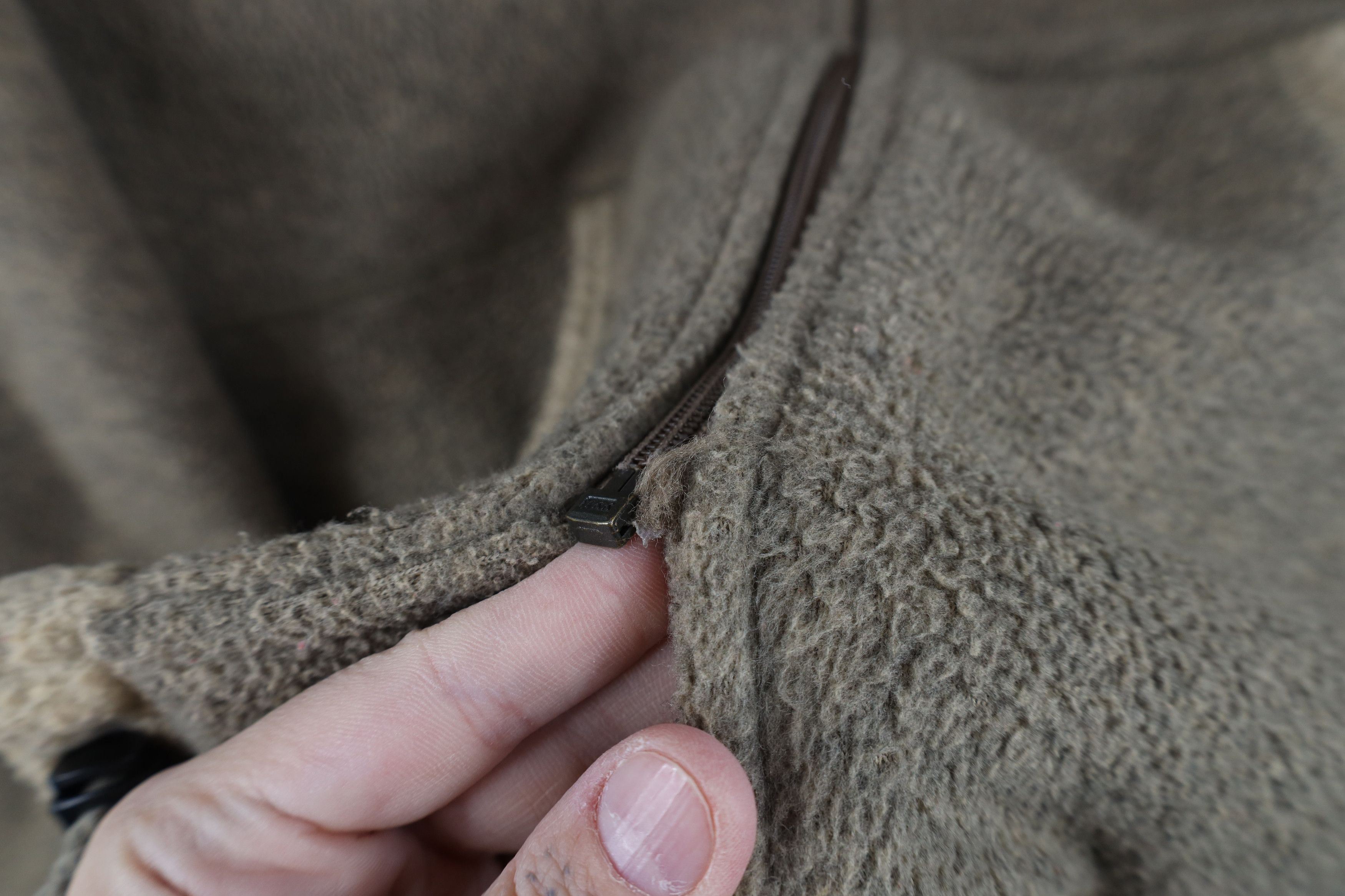 Woolrich Woolen Mills Vintage 90s Woolrich Polartec Fleece Full Zip Hooded Jacket Size XL / US 12-14 / IT 48-50 - 5 Thumbnail