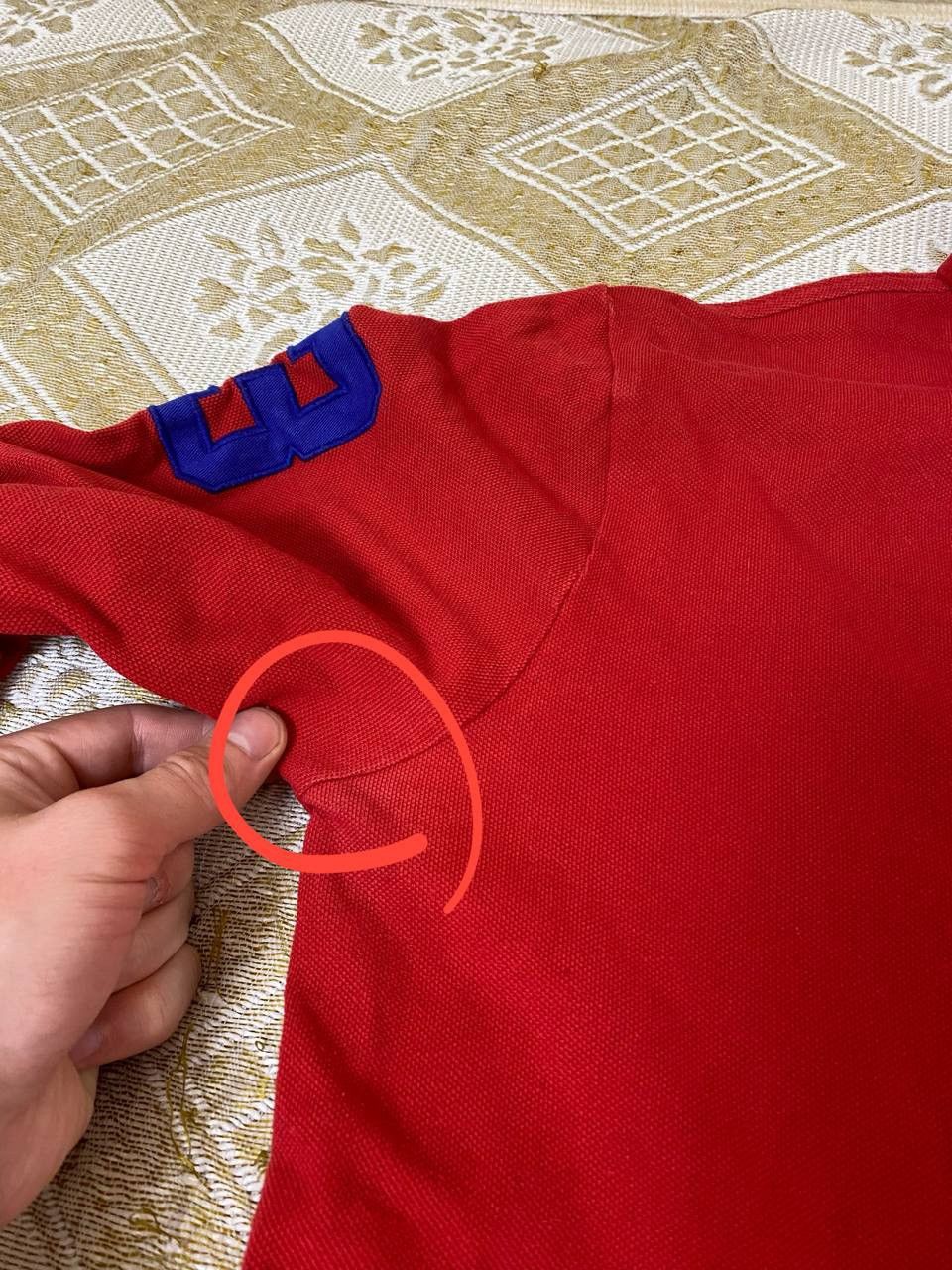 Polo Ralph Lauren 🔥 Polo Ralph Lauren Chief Keef Distressed Polo Shirt Rugby Size US L / EU 52-54 / 3 - 11 Thumbnail