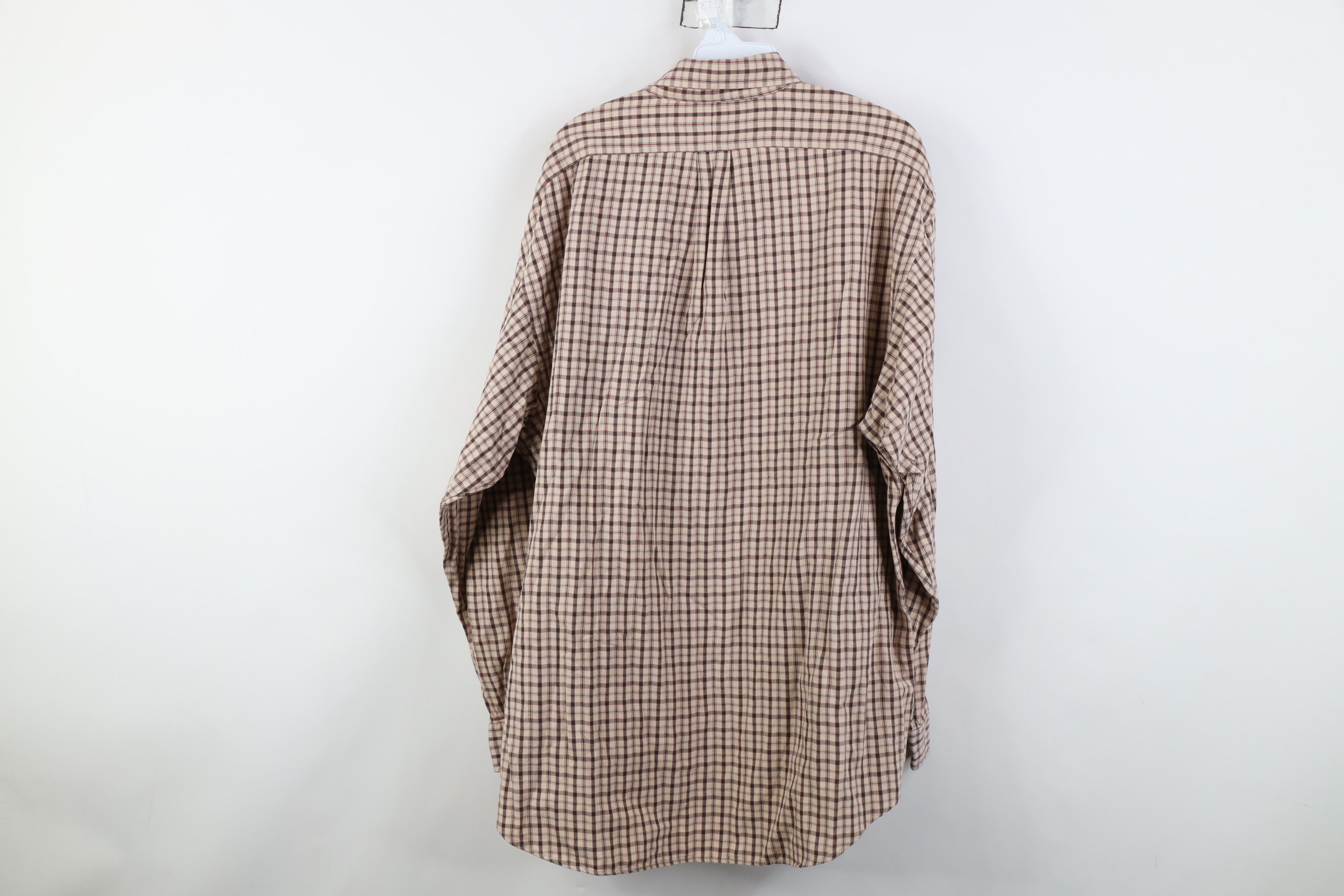 Ralph Lauren Vintage 90s Ralph Lauren Flannel Collared Button Down Shirt Size US XL / EU 56 / 4 - 10 Thumbnail