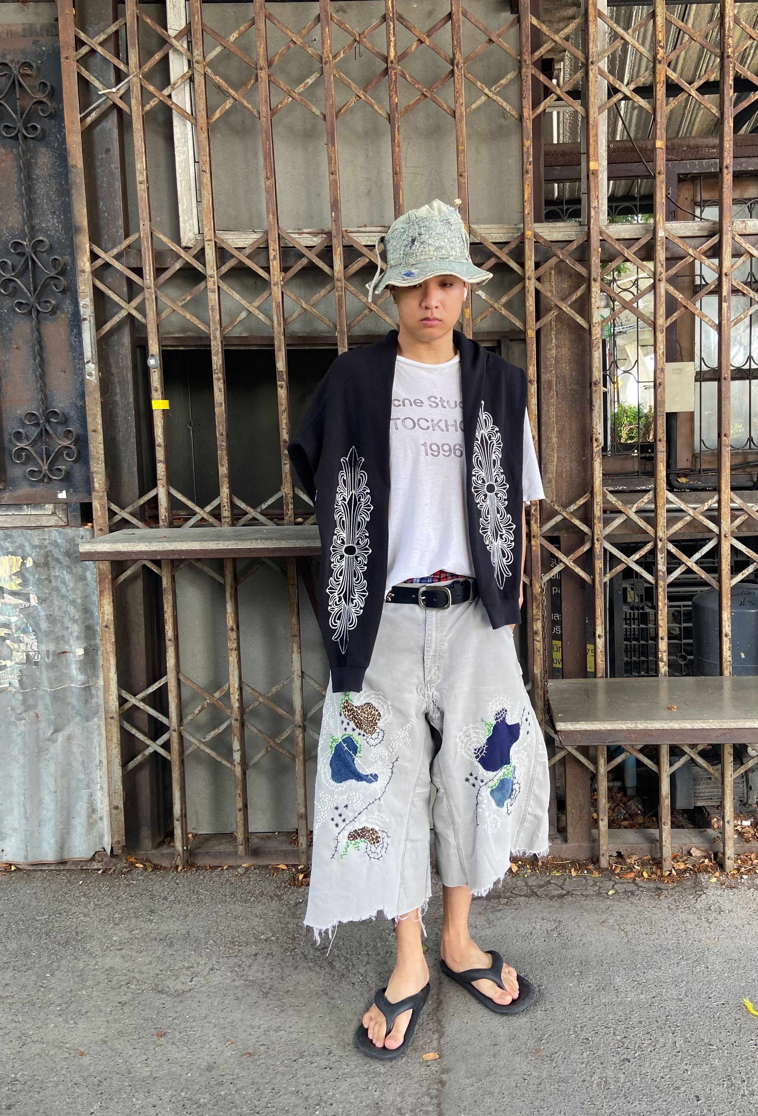 Japanese Brand Boro Patchwork Carhartt Carpenter Size US 34 / EU 50 - 2 Thumbnail