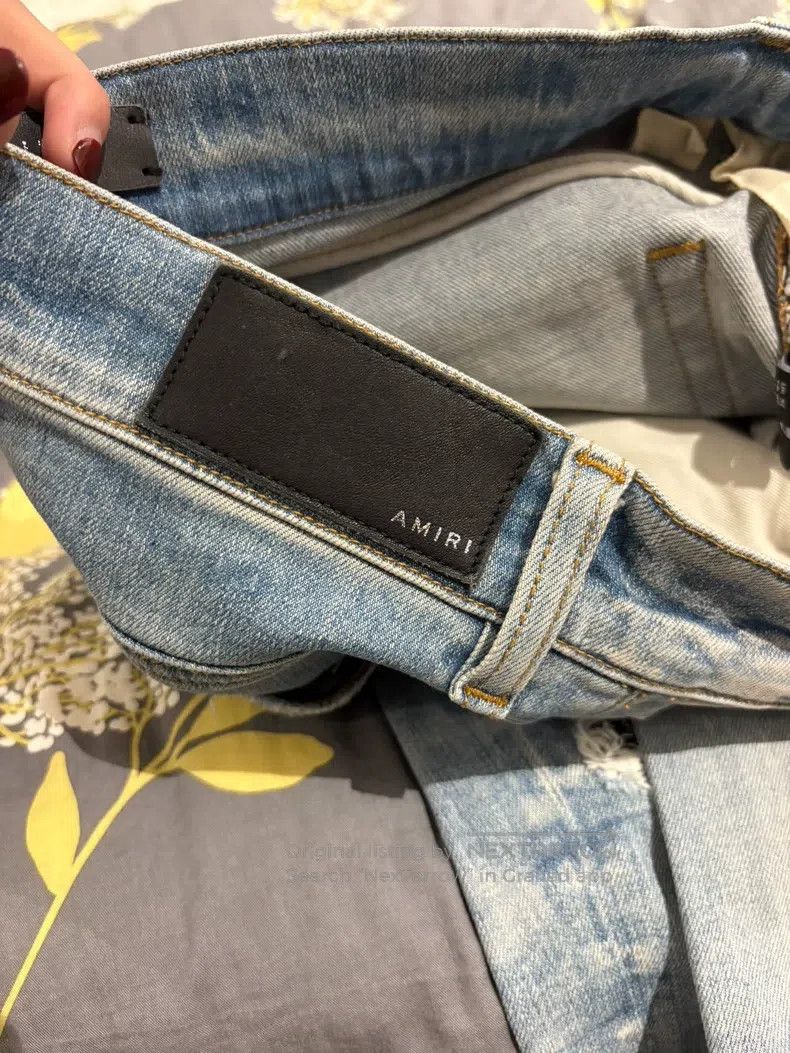 Amiri Amiri Casual flower slim denim jeans Size US 32 / EU 48 - 8 Thumbnail