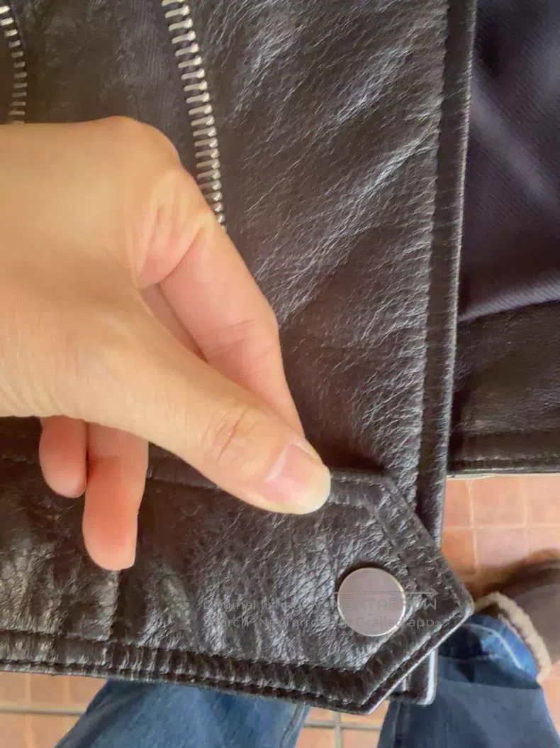Balenciaga Balenciaga Leather Jacket Size US XXS / EU 40 - 6 Thumbnail